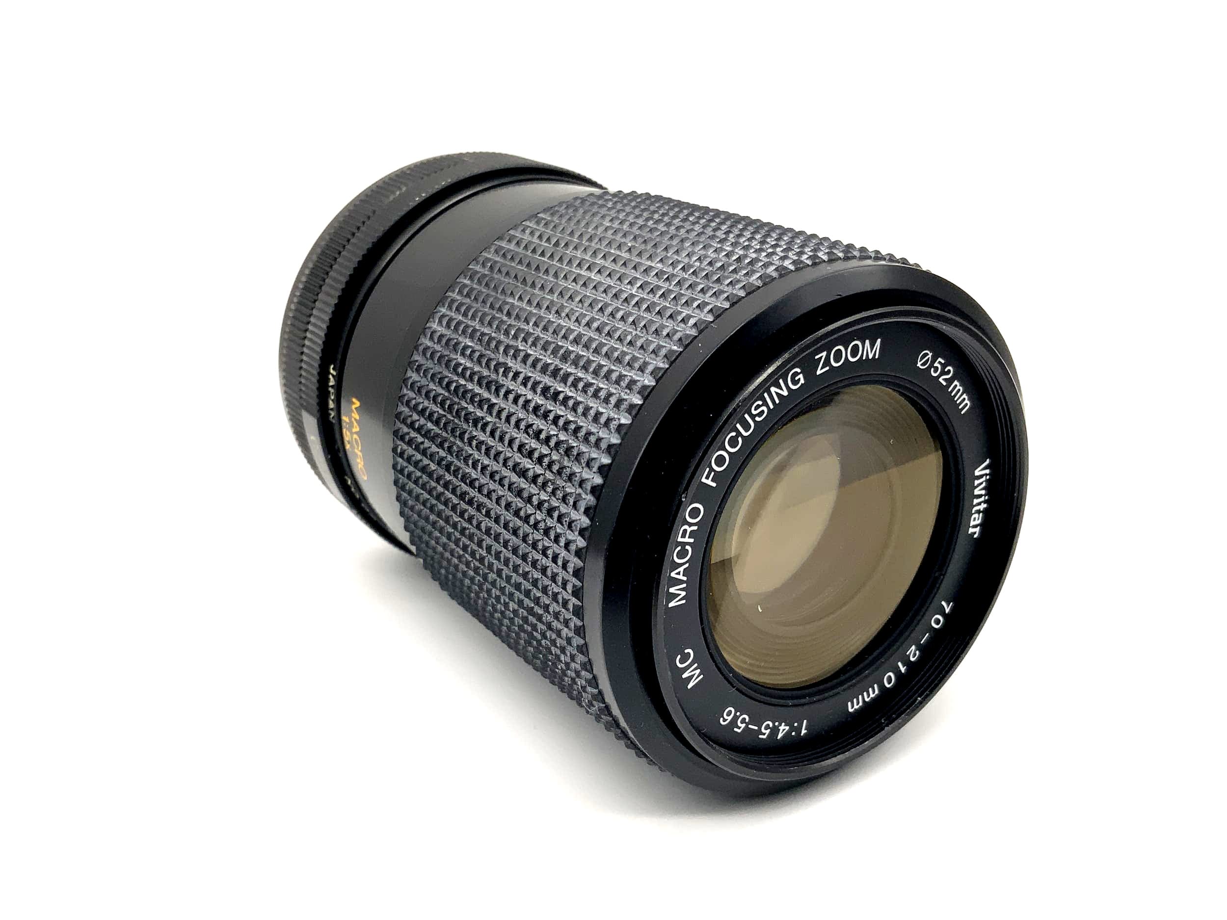 Vivitar 70-210mm 1:4.5-5.6 Objektiv MC Macro Focusing Zoom Linse (Canon FD)