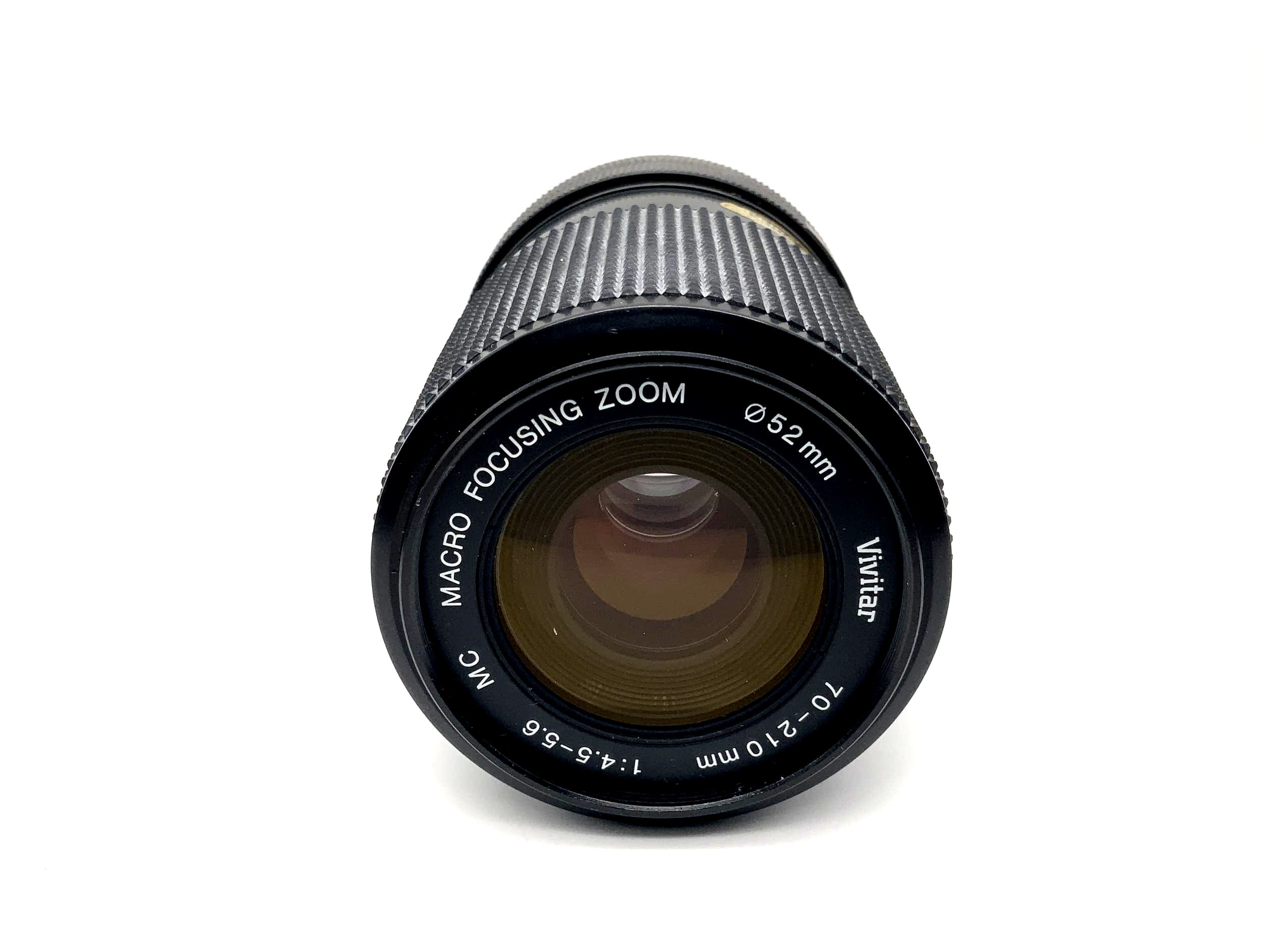 Vivitar 70-210mm 1:4.5-5.6 Objektiv MC Macro Focusing Zoom Linse (Canon FD)