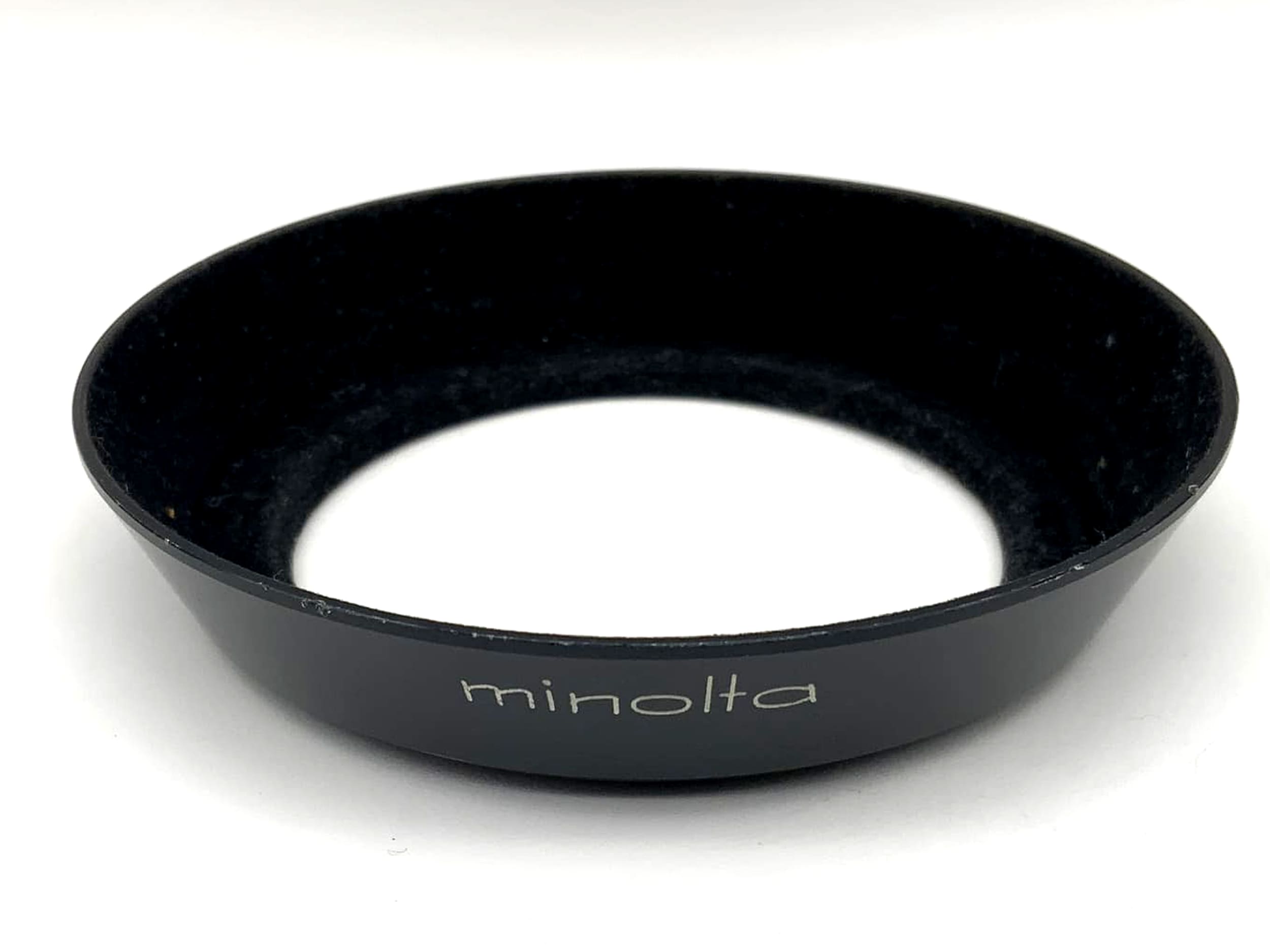 Minolta MC 24mm F2.8 Gegenlichtblende Metall Lens Hood Streulichtblende