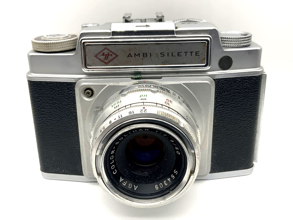 Agfa Ambi Silette Messsucherkamera mit Color-Solinar 1:2.8/50 Analogkamera