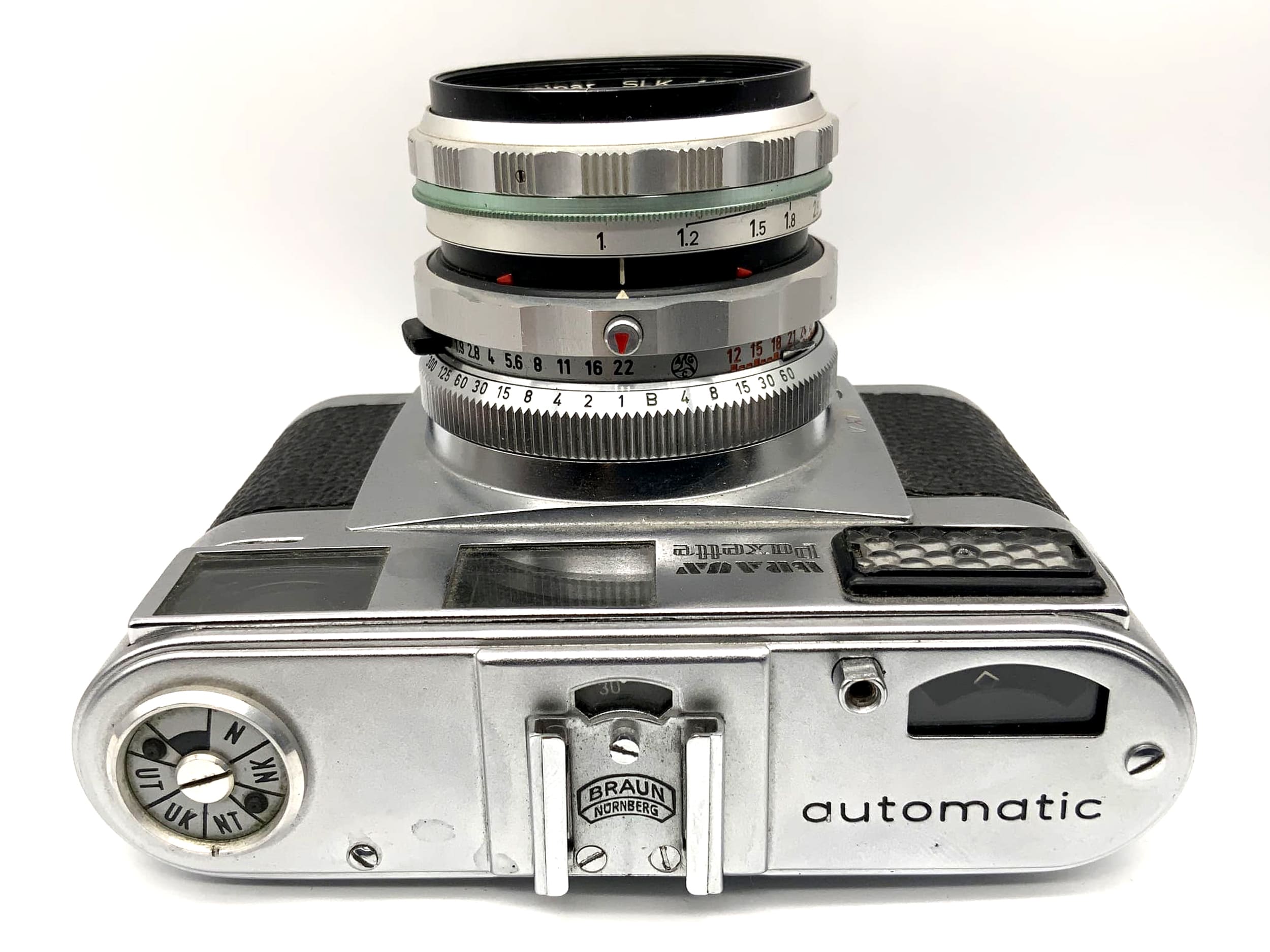 Braun Paxette mit Culminar SLK 1:2.8 f=50mm automatic Super III!Beli defekt!