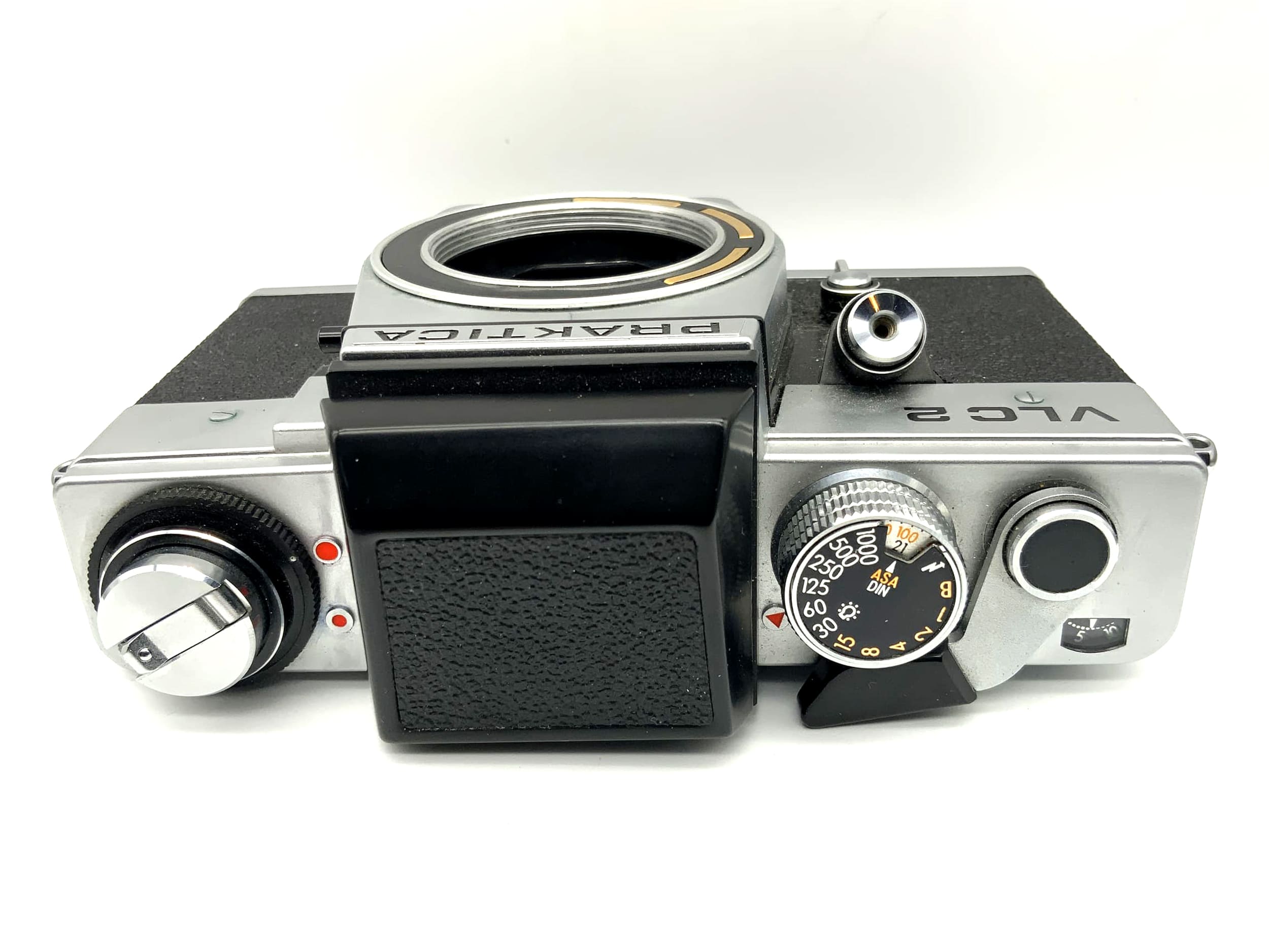 Praktica VLC 2 35mm Spiegelreflexkamera SLR analog mit Lichtschacht Body (M42)