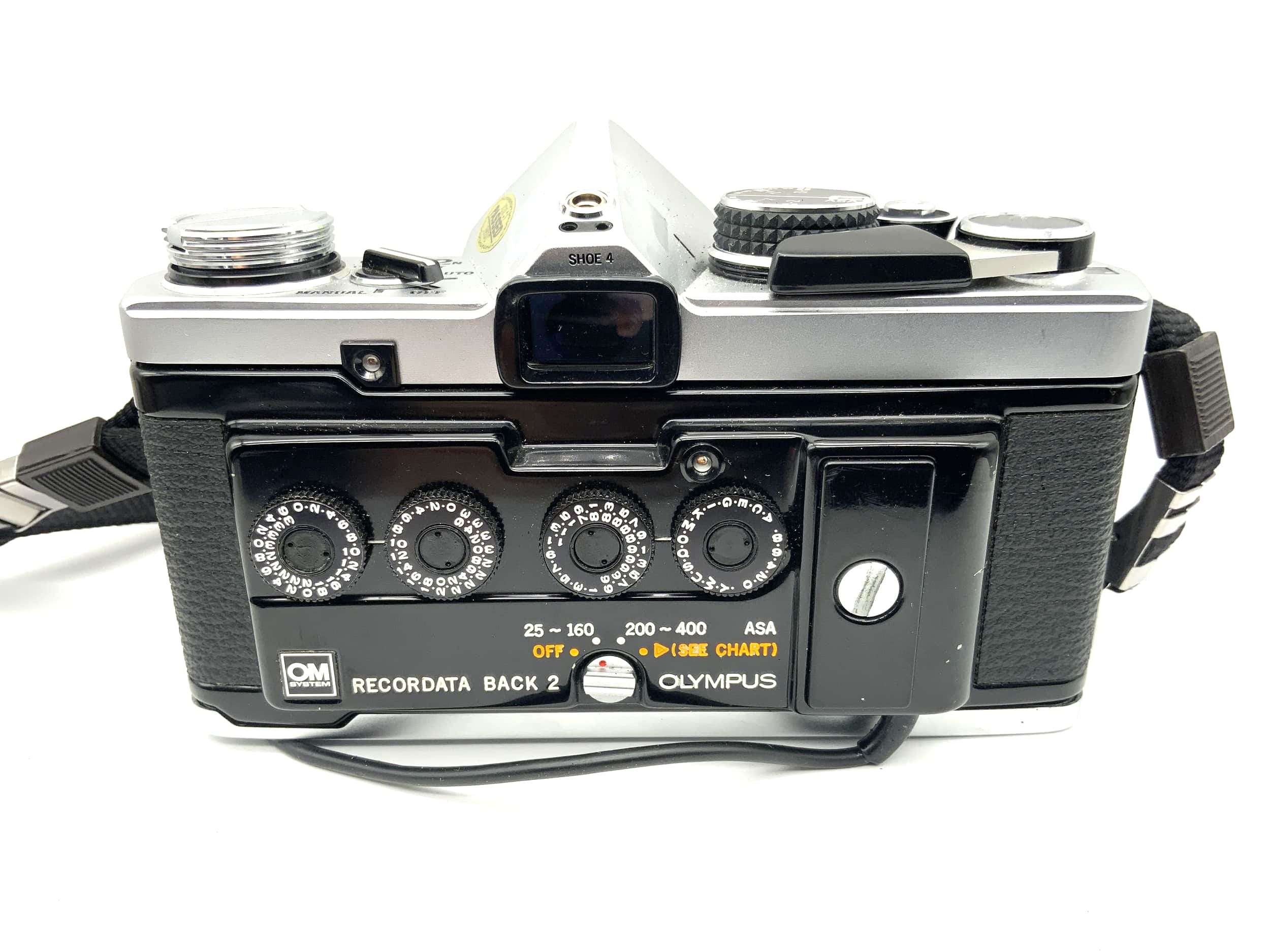 Olympus OM-2N 35mm Spiegelreflexkamera analog mit Recordata Back 2 (Olympus OM)