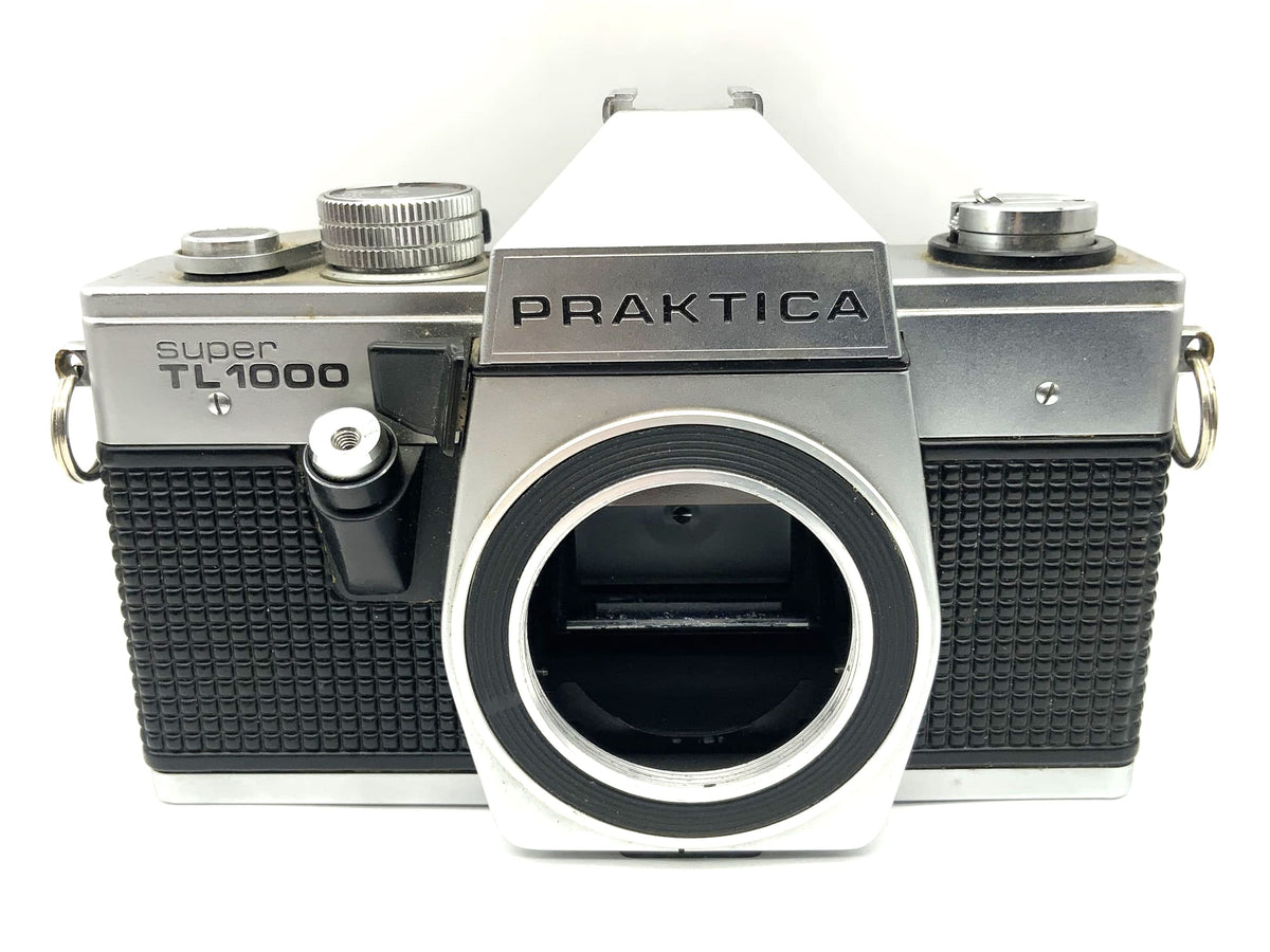 Appareil photo reflex argentique Praktica super TL 1000 35 mm (M42) ! Cellule photoélectrique défectueuse !