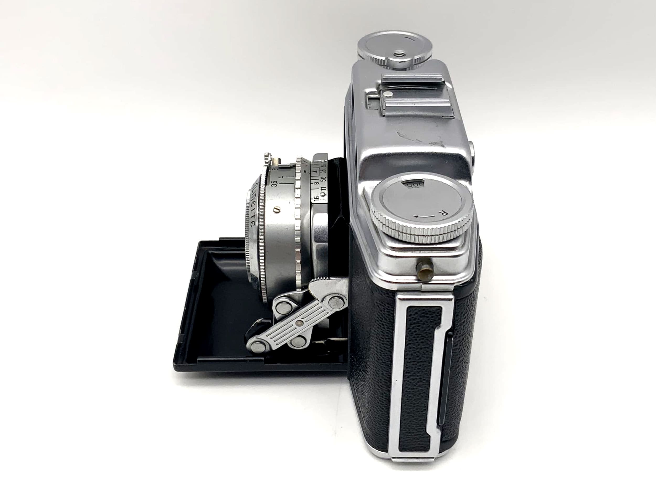 Agfa Super Solinette Klappkamera mit Solinar 1:3.5/50 Synchro-Compur