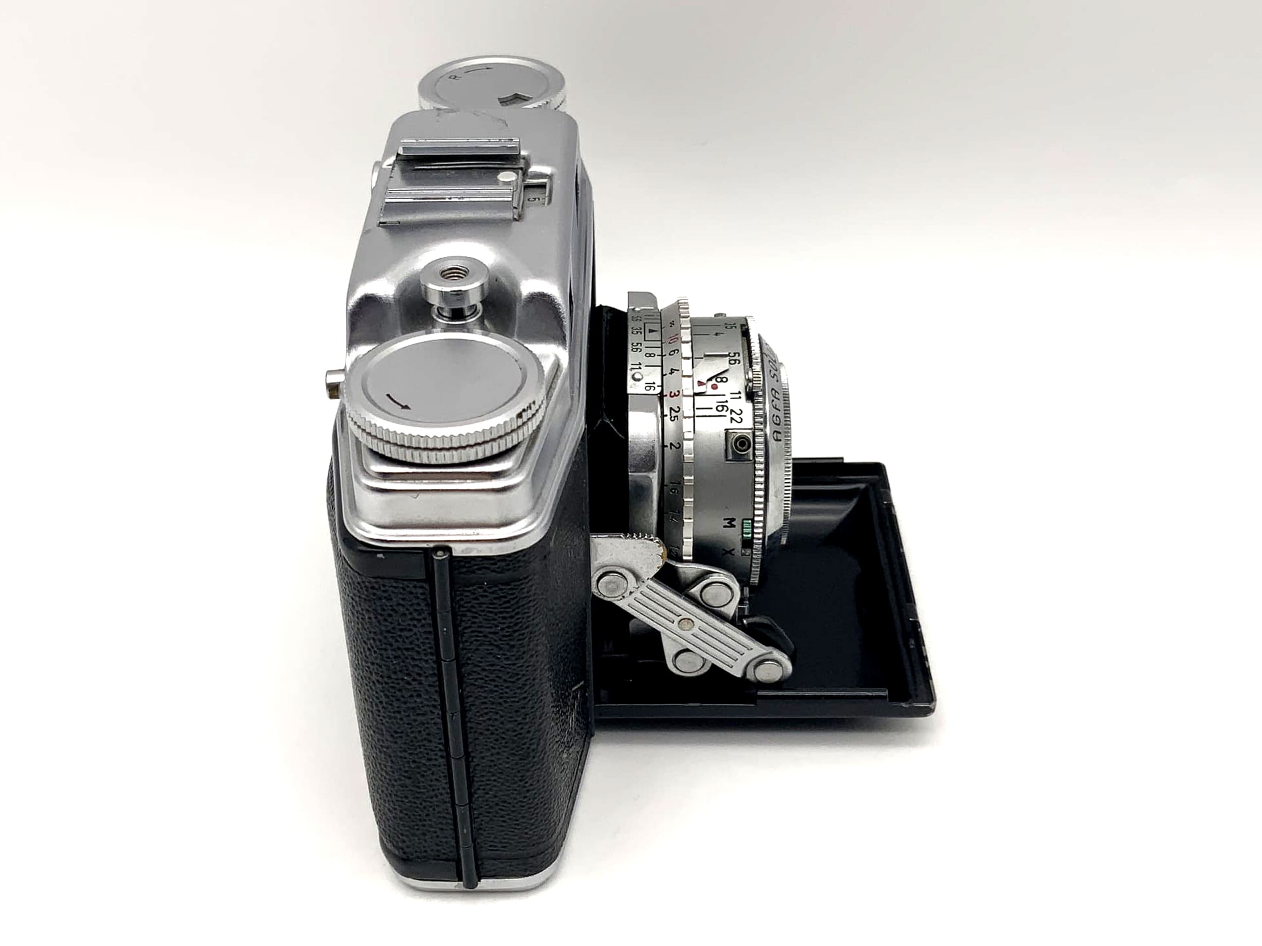 Agfa Super Solinette Klappkamera mit Solinar 1:3.5/50 Synchro-Compur