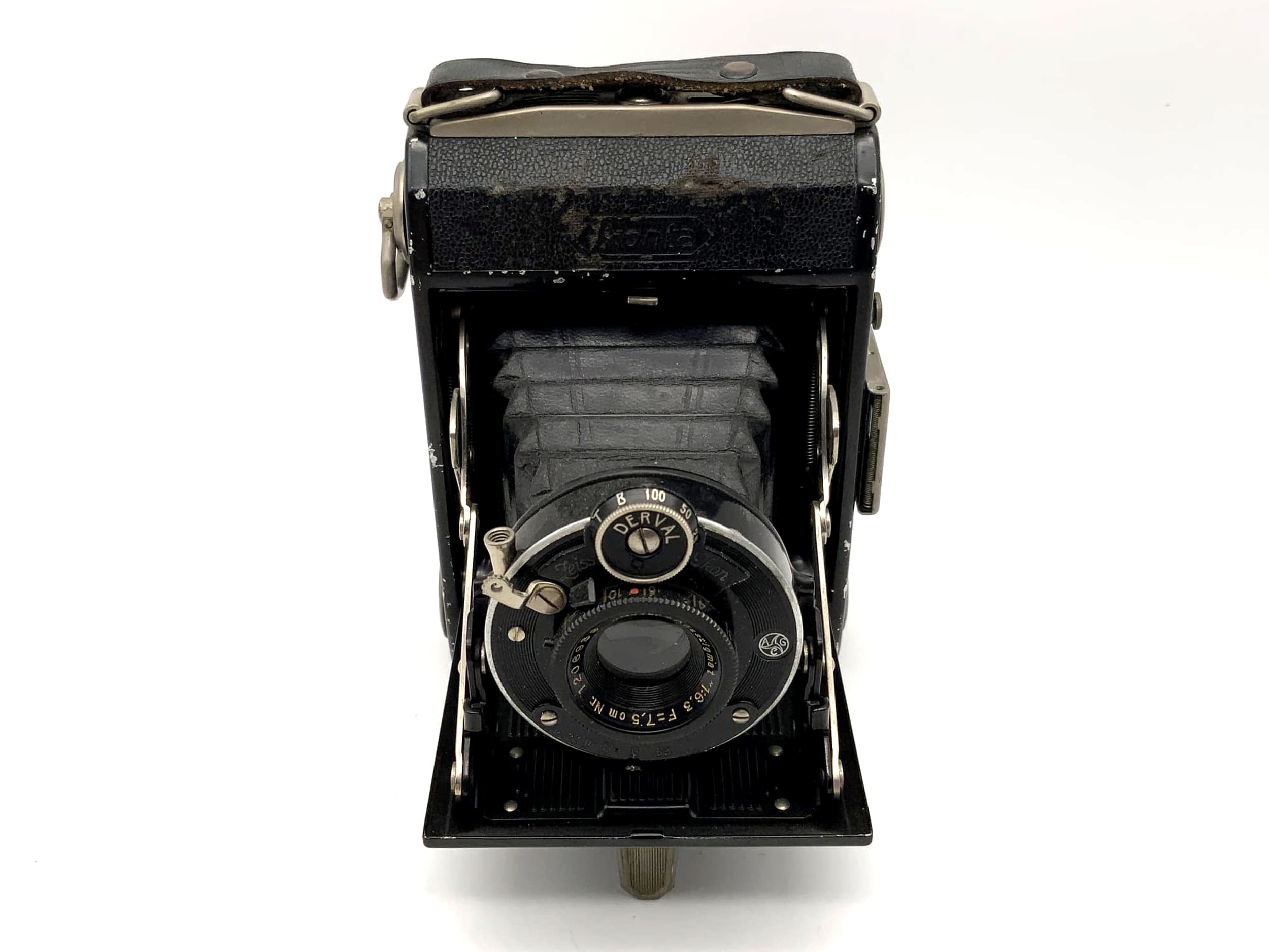 Zeiss Ikon Ikonta 520 Klappkamera mit Novar Anastigmat 1:6.3 F=7,5cm