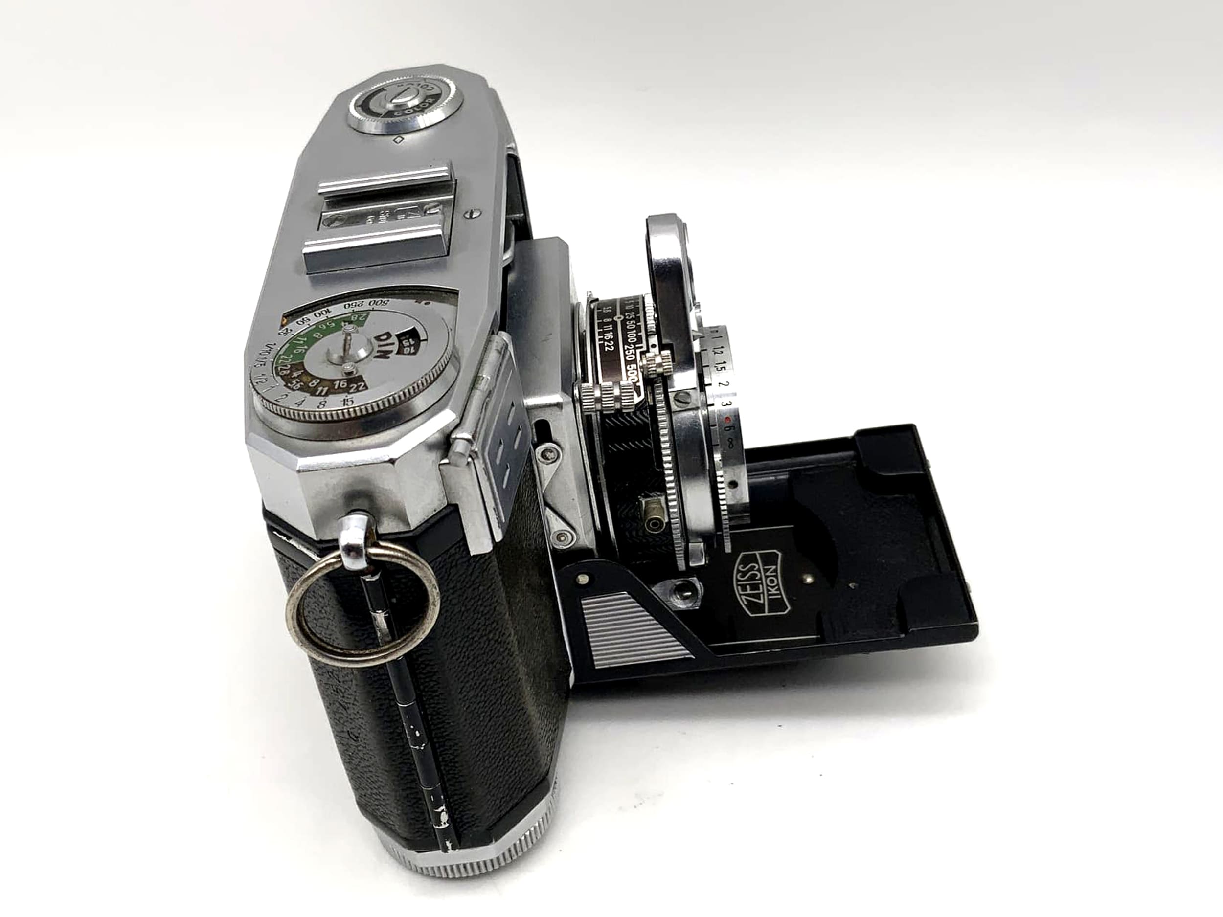 Appareil photo pliant Zeiss Ikon Contessa avec objectif Zeiss Opton Tessar 1:2.8 f=45mm rouge T Beli !