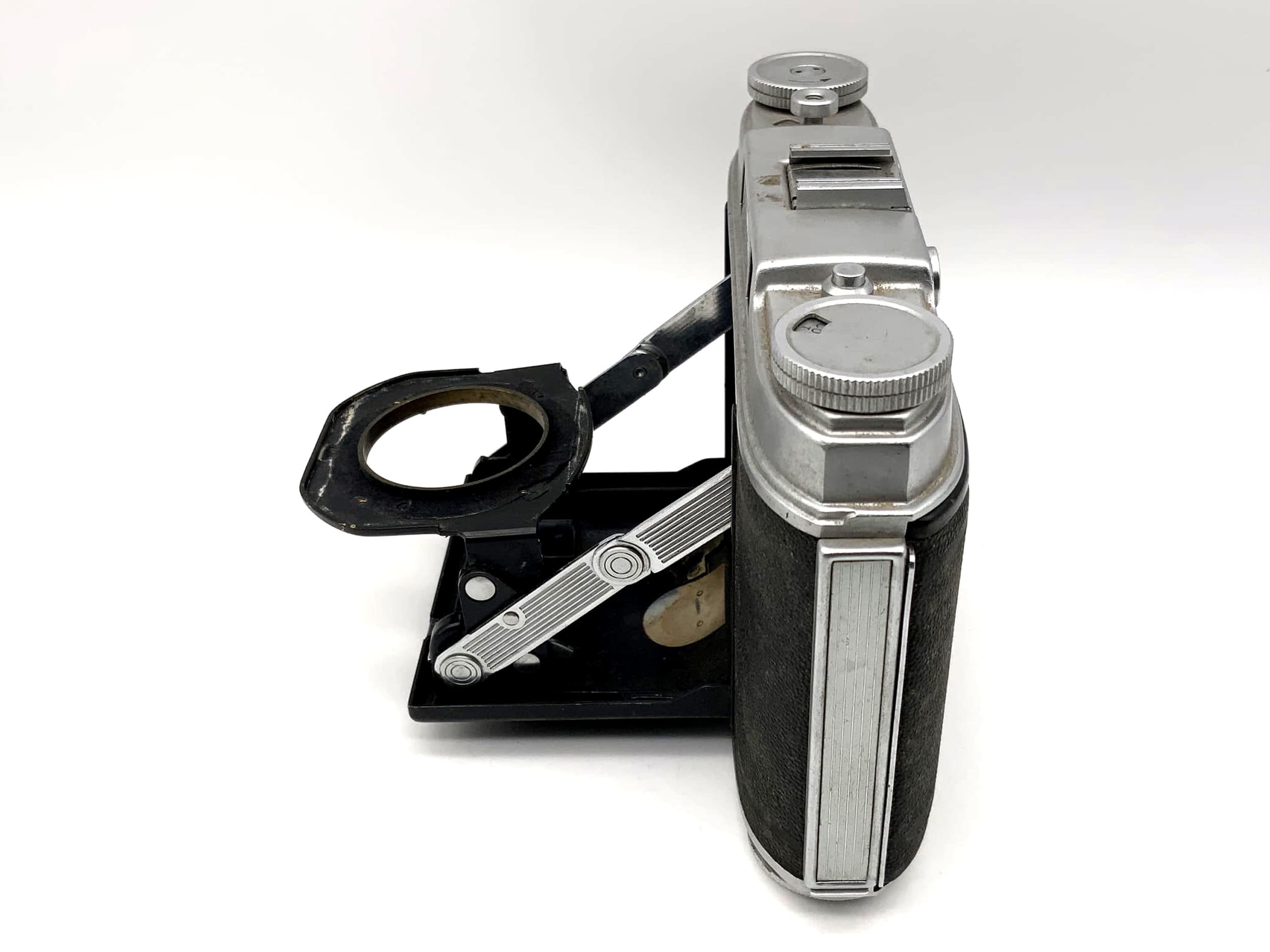 Appareil photo pliant Agfa Super Isolette défectueux