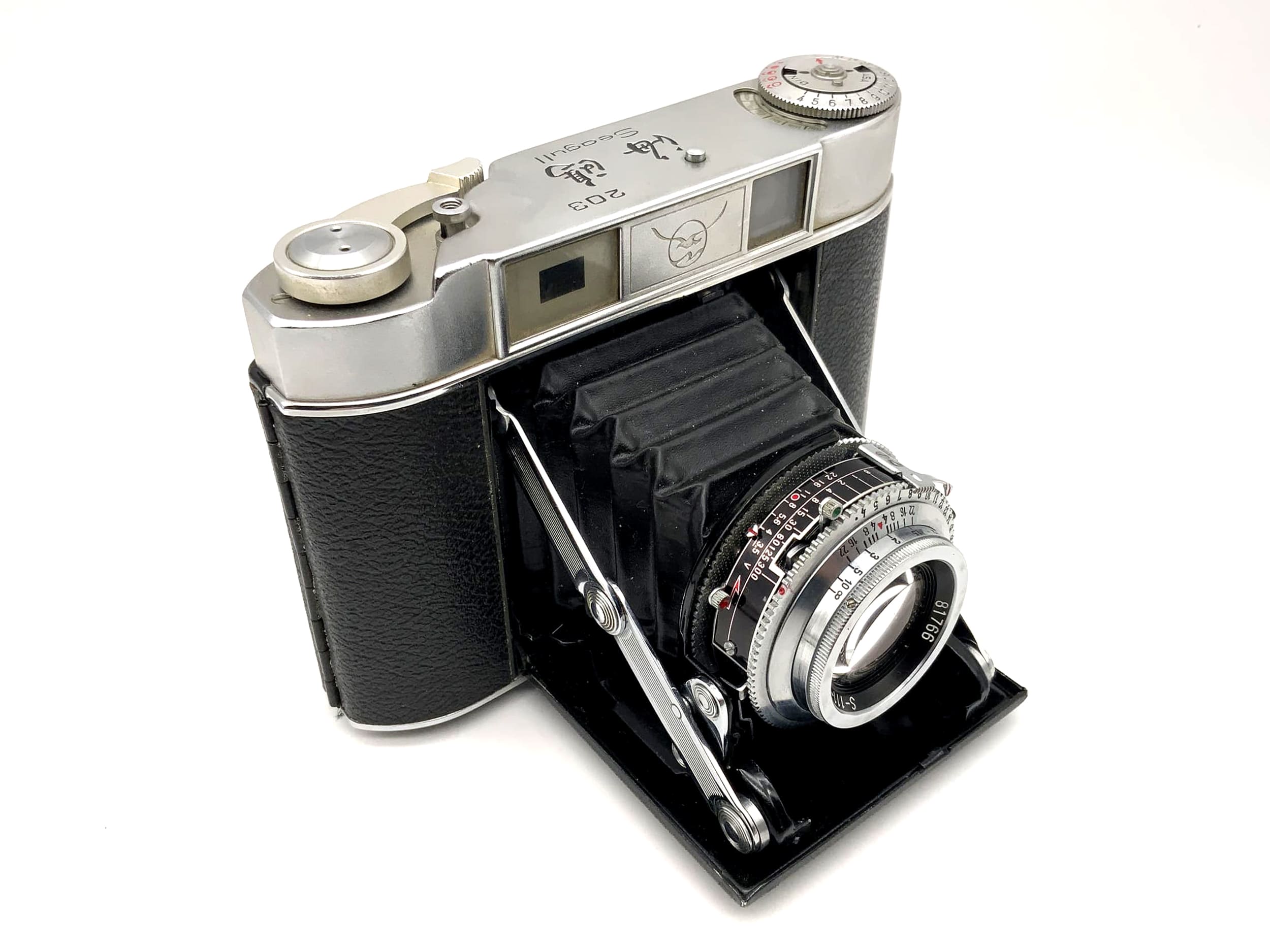 Seagull 203 Klappkamera mit S-111-2 3.5/75 Objektiv Defekt