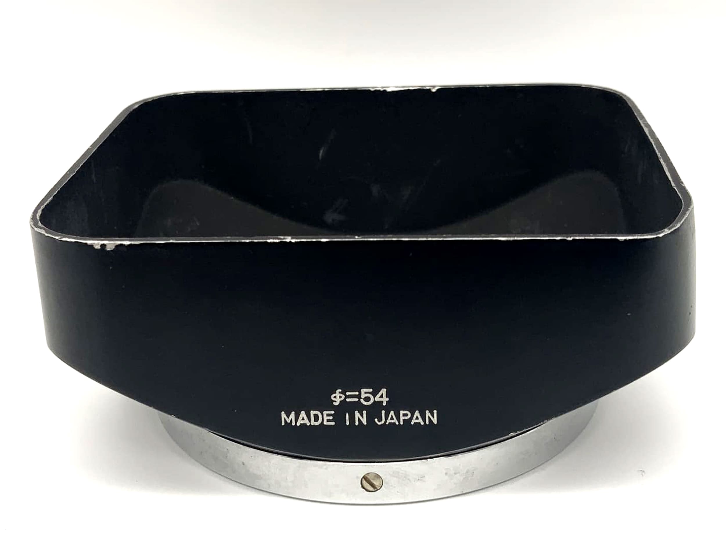 Yashica 54mm Gegenlichtblende Metall Slip On lenshood Sonnenblende