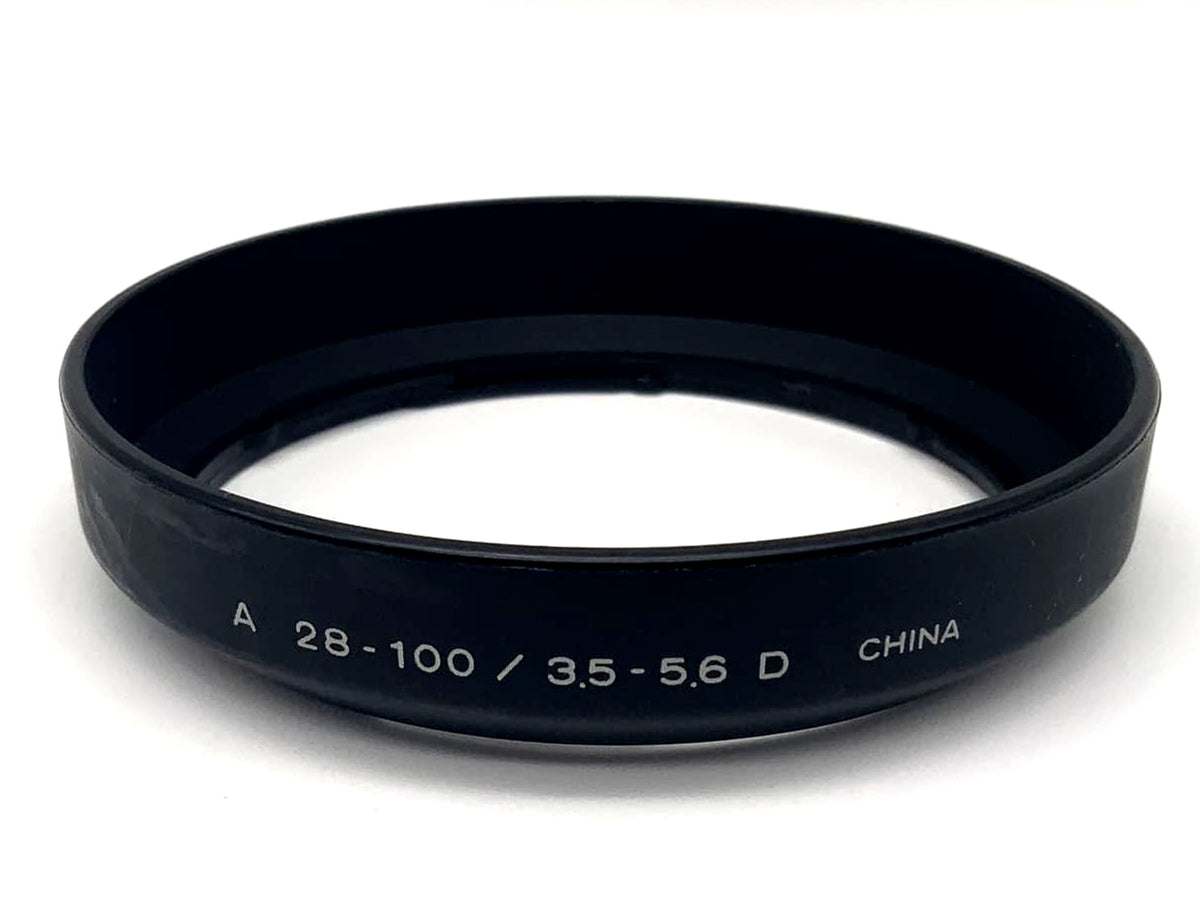 Minolta A 28-100 / 3.5-5.6 D lens hood for 28-100mm lens