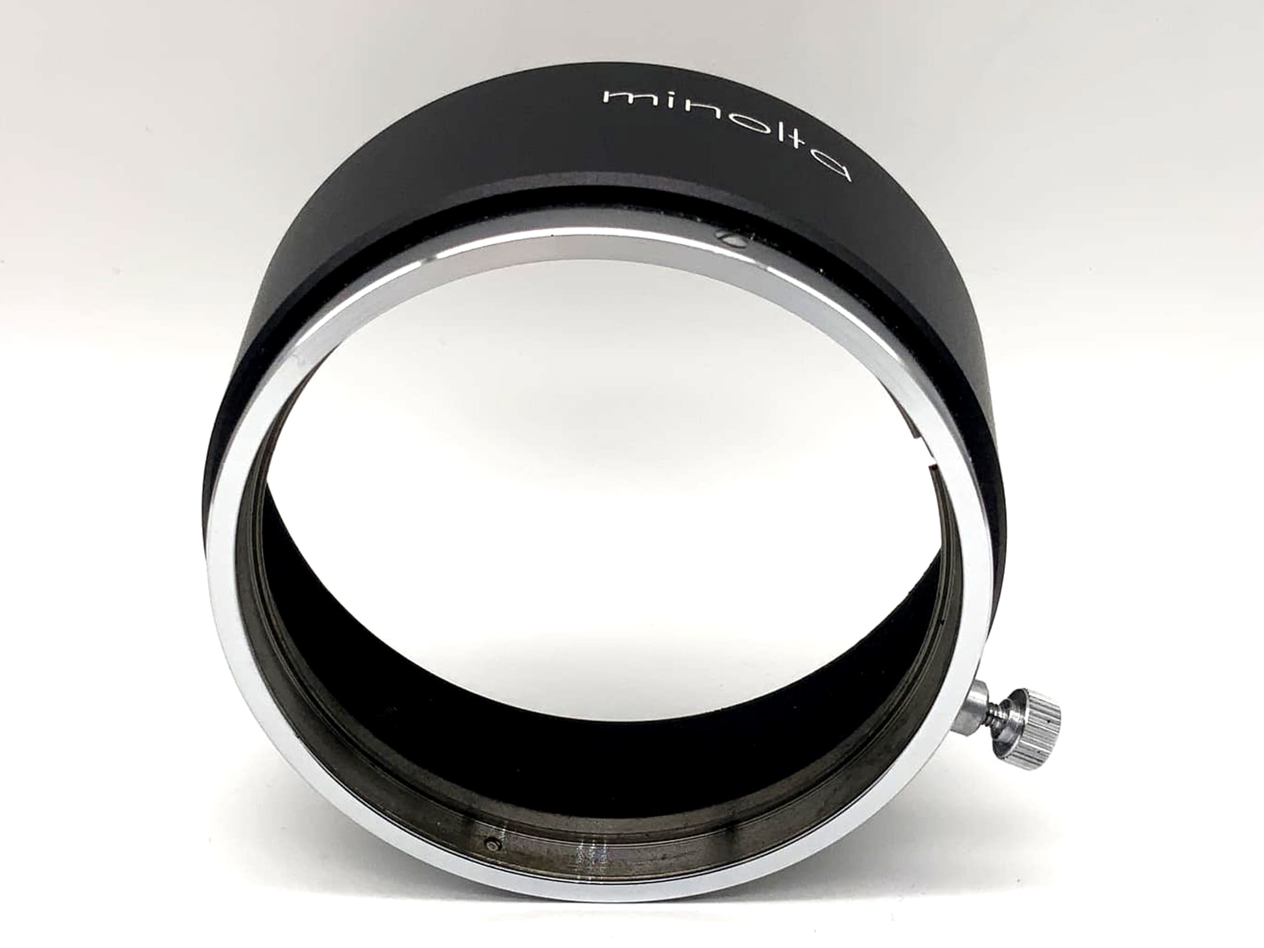 Minolta D54KE Gegenlichtblende Metall für Rokkor 55/1.8 MC 55mm f1.7 lenshood