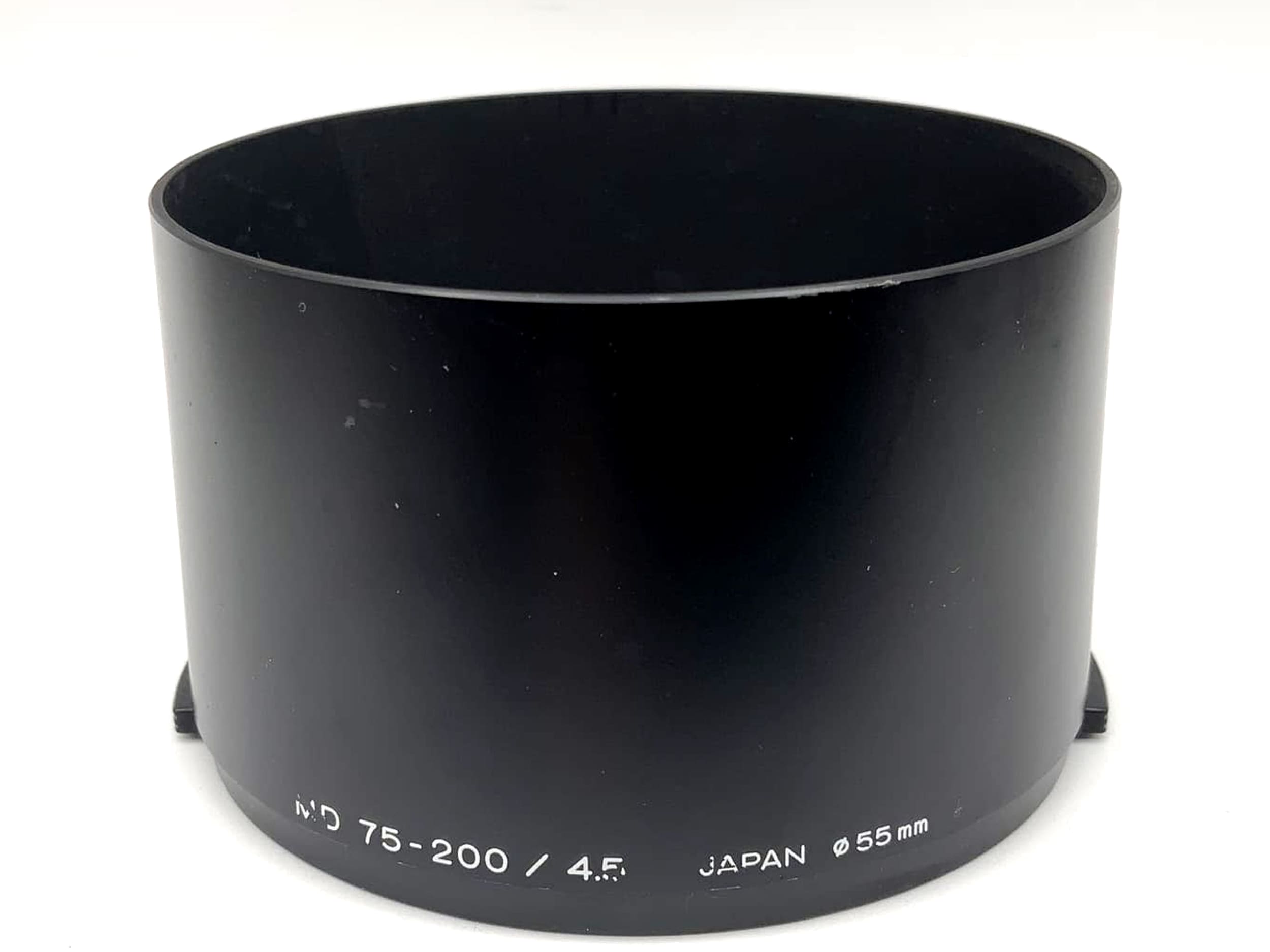 Minolta MD 75-200 / 4.5 Gegenlichtblende 55mm Metall lenshood Sonnenblende