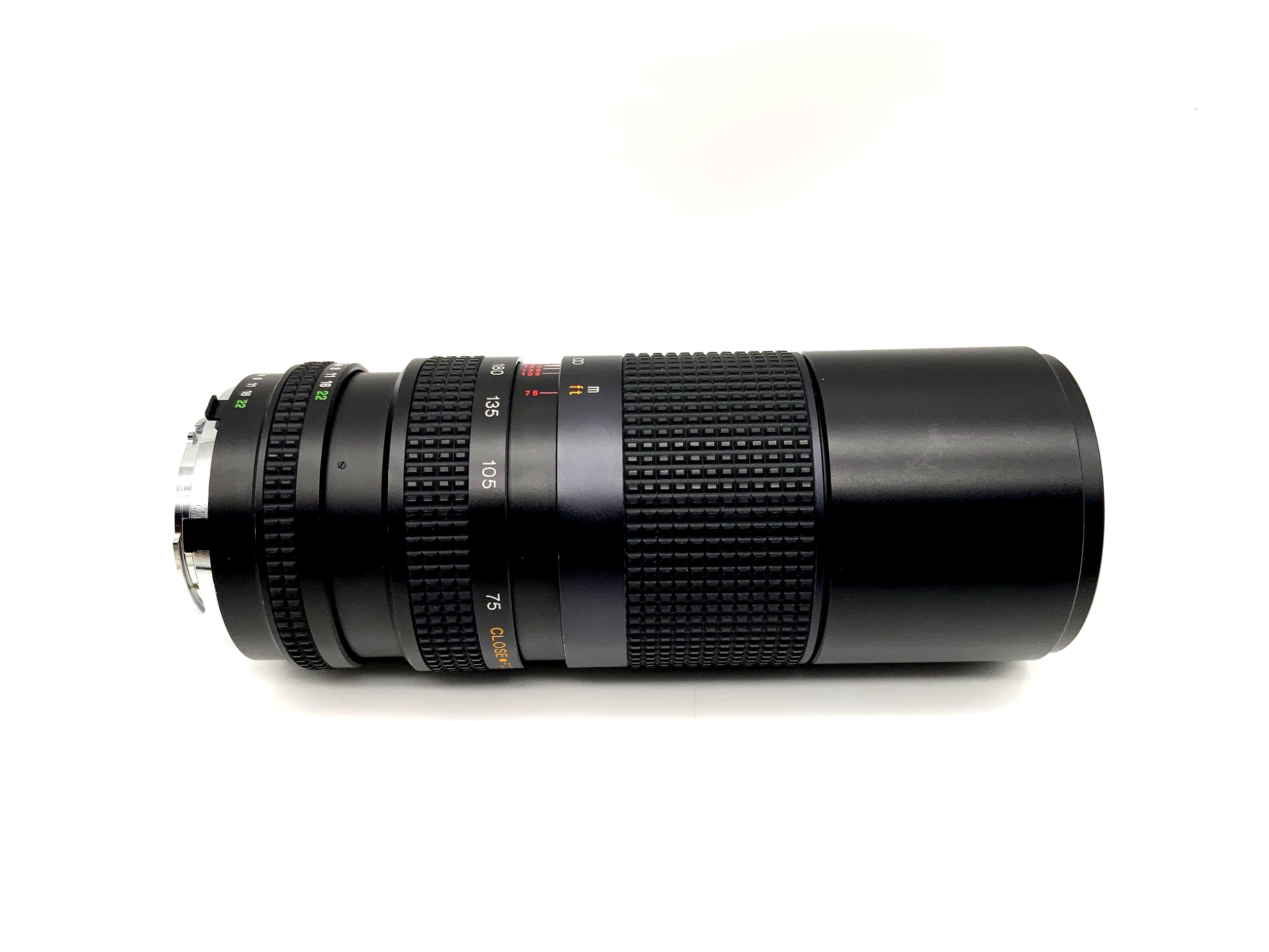 Tokina 75-260mm 1:4.5 Objektiv RMC Close Focus Kamera Camera Lens (Minolta MD)