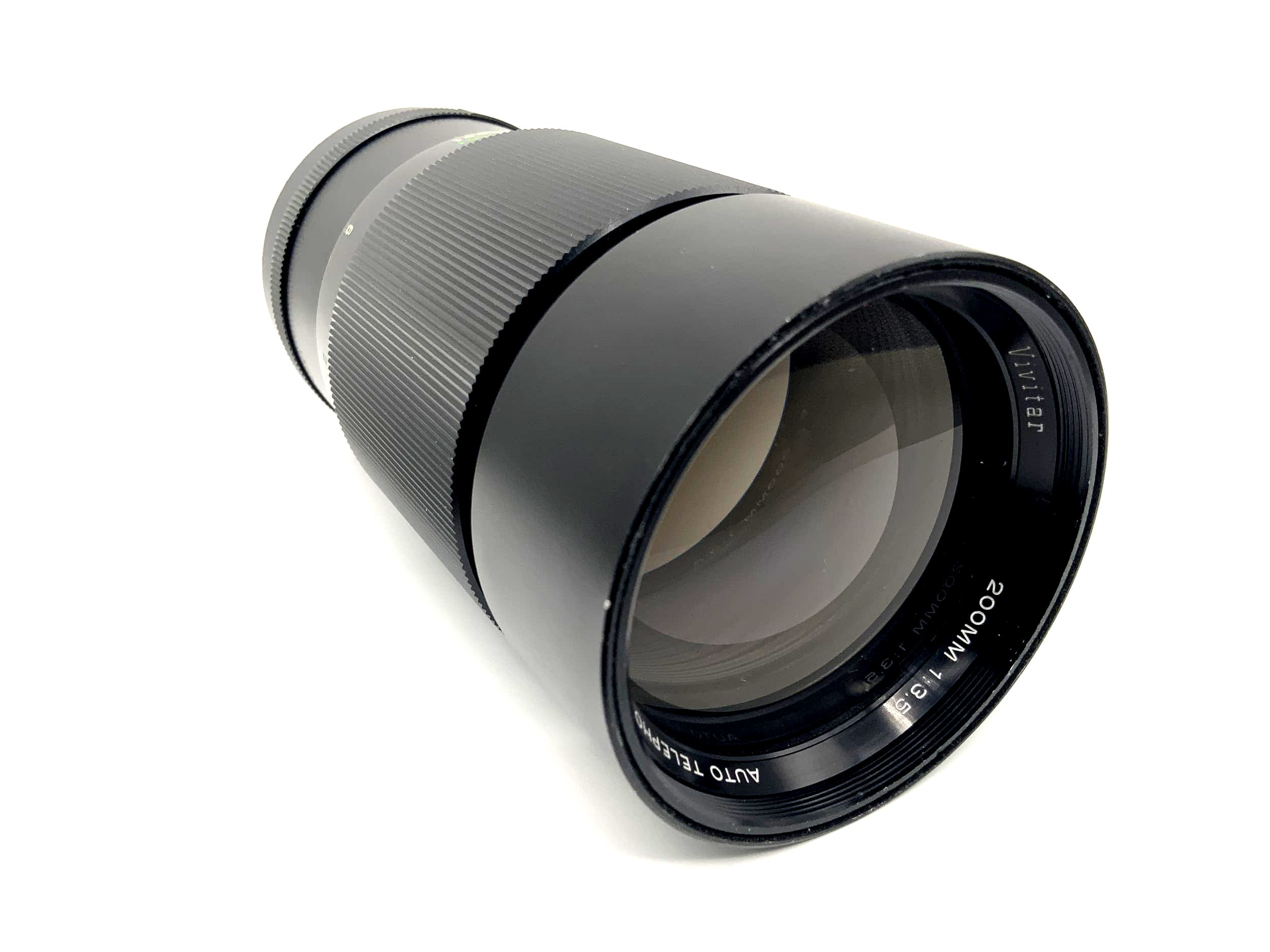 Vivitar 200mm 1:3.5 Objektiv Auto Telephoto Kamera Camera Lens (Konica AR)