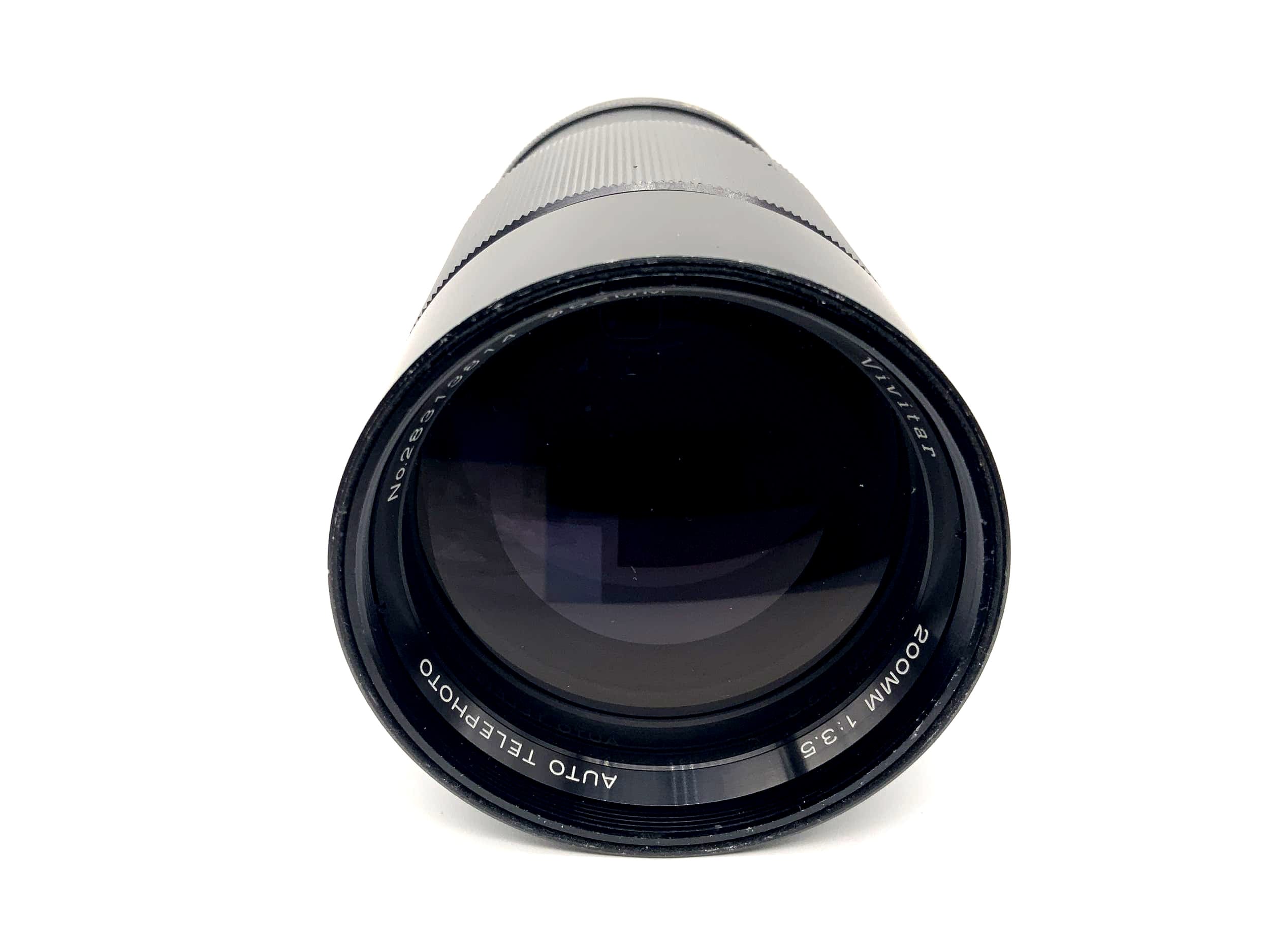 Vivitar 200mm 1:3.5 Objektiv Auto Telephoto Kamera Camera Lens (Konica AR)