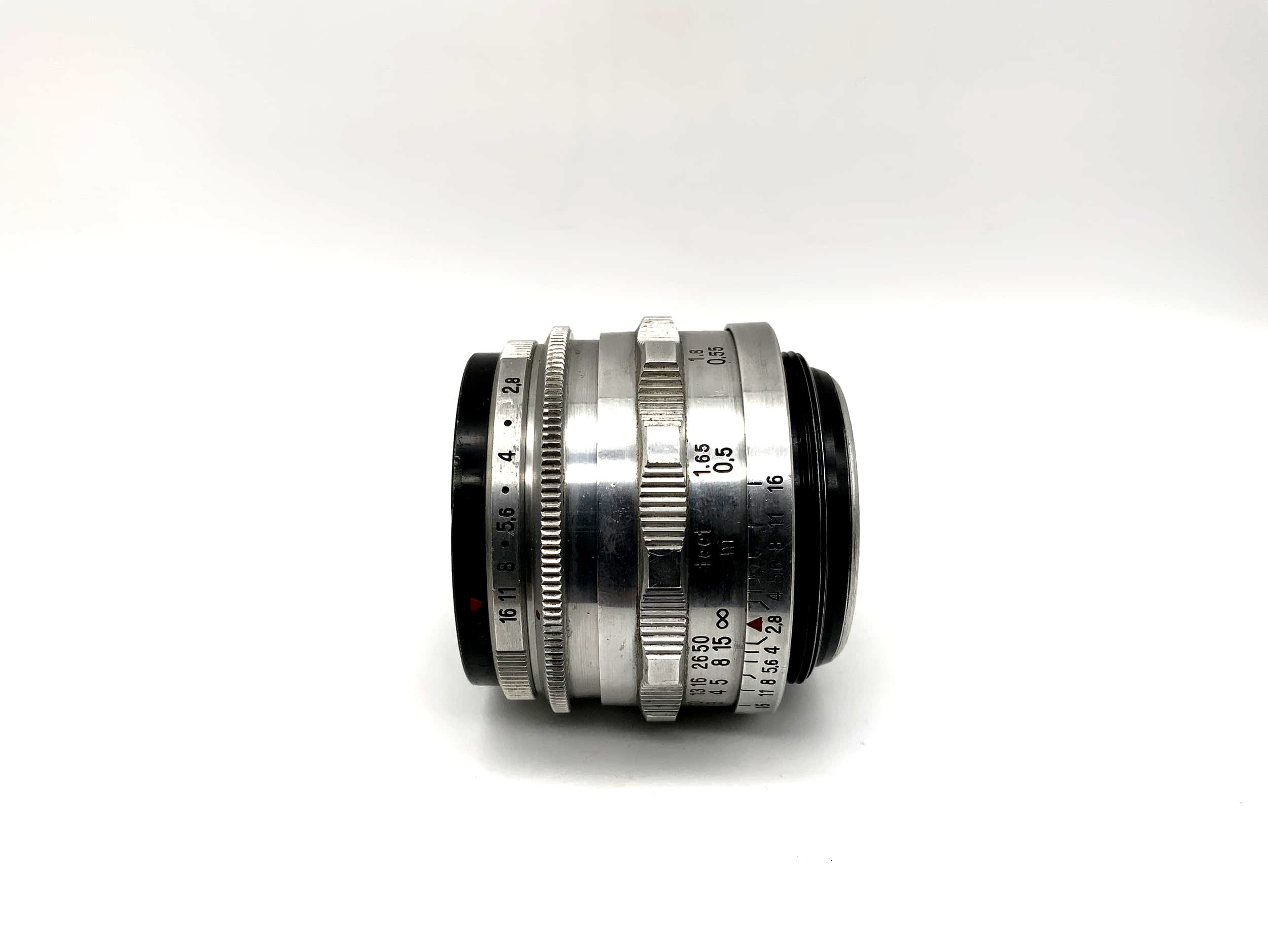 Carl Zeiss 50mm 1:2.8 Objektiv Q1 compact Tessar 12 Blades Camera Lens (M42)