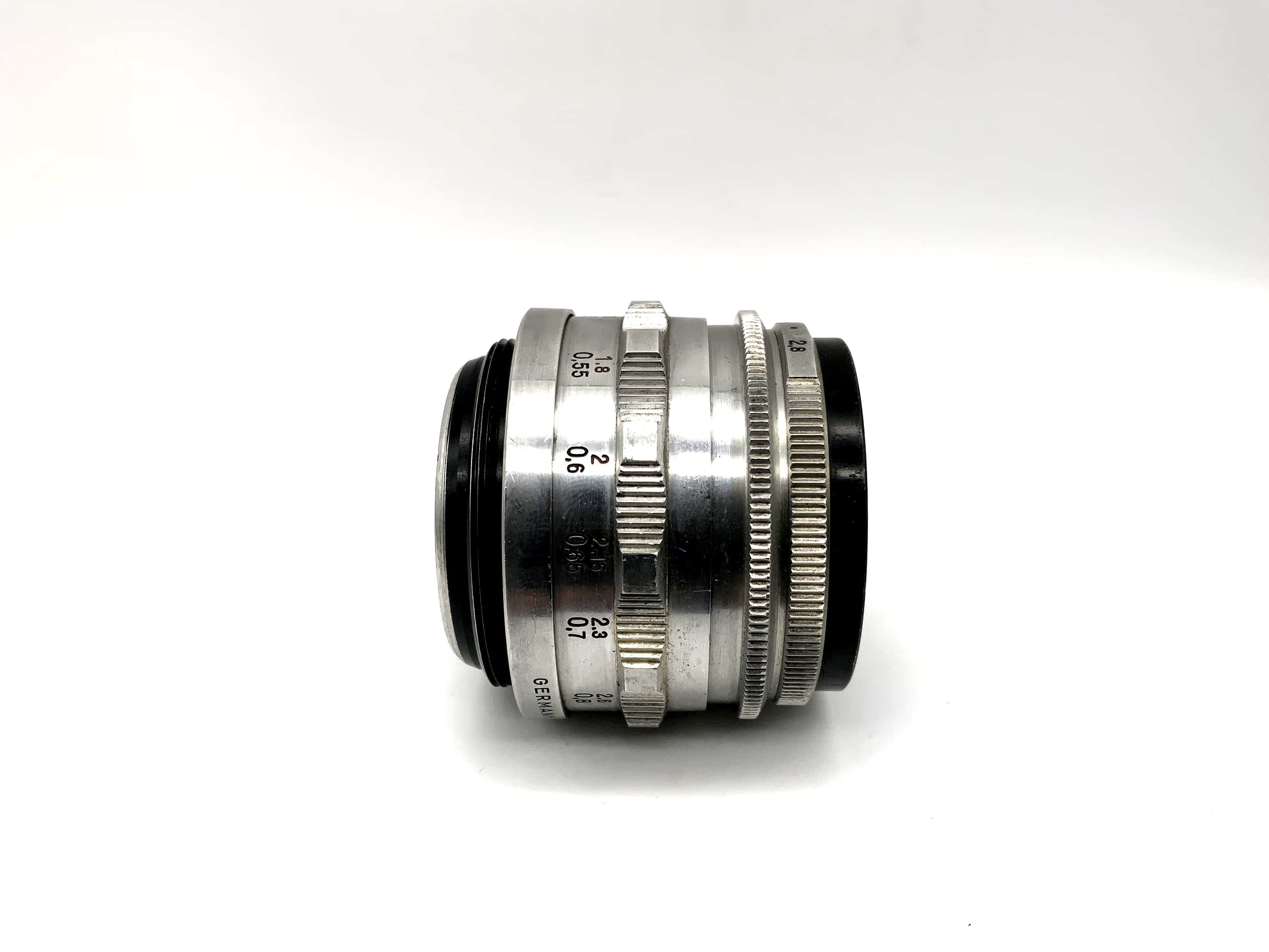 Carl Zeiss 50mm 1:2.8 Objektiv Q1 compact Tessar 12 Blades Camera Lens (M42)