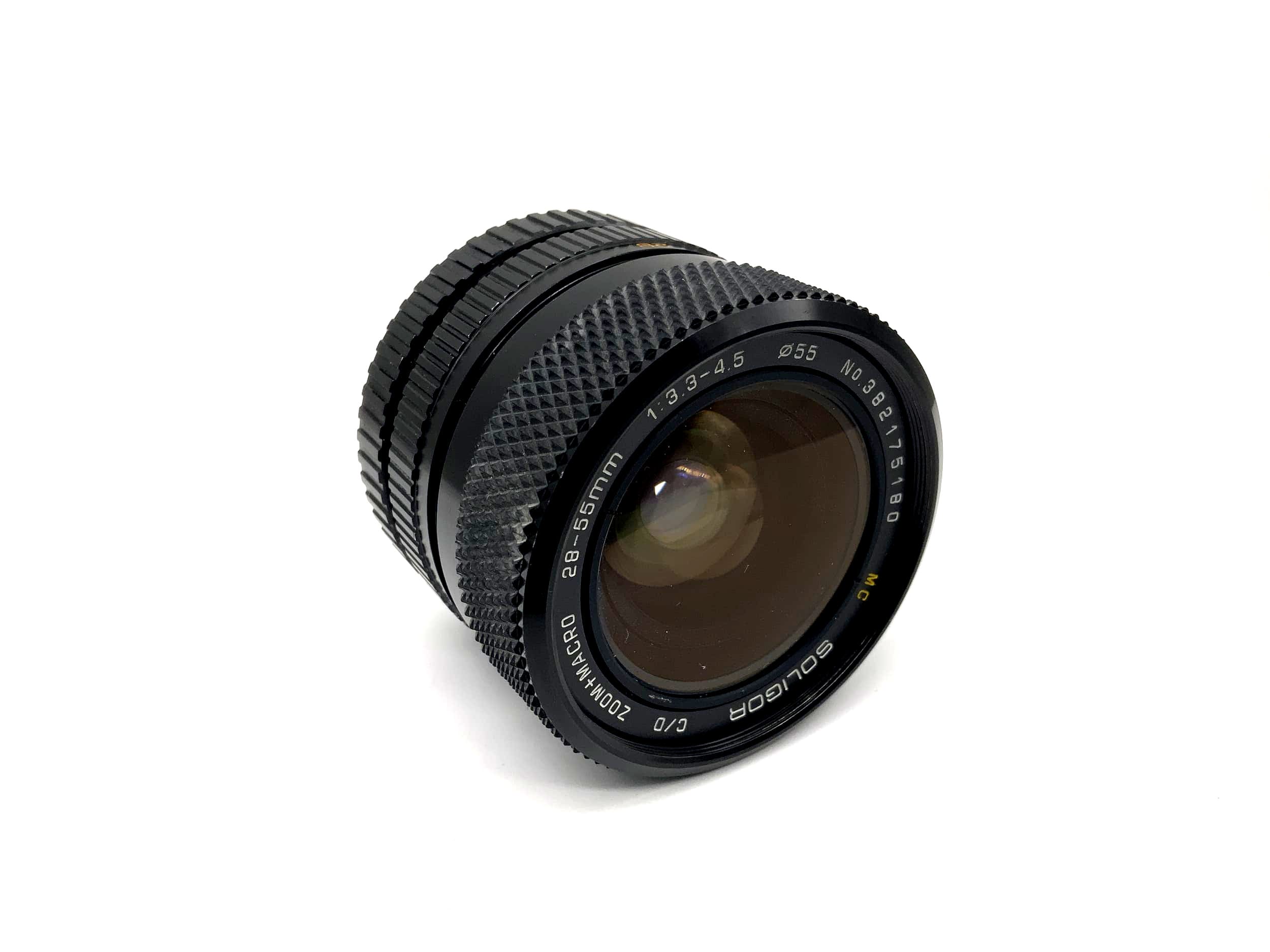 Soligor 28-55mm 1:3.3-4.5 Objektiv C/D Zoom+Macro MC Lens (Yashica/Contax)
