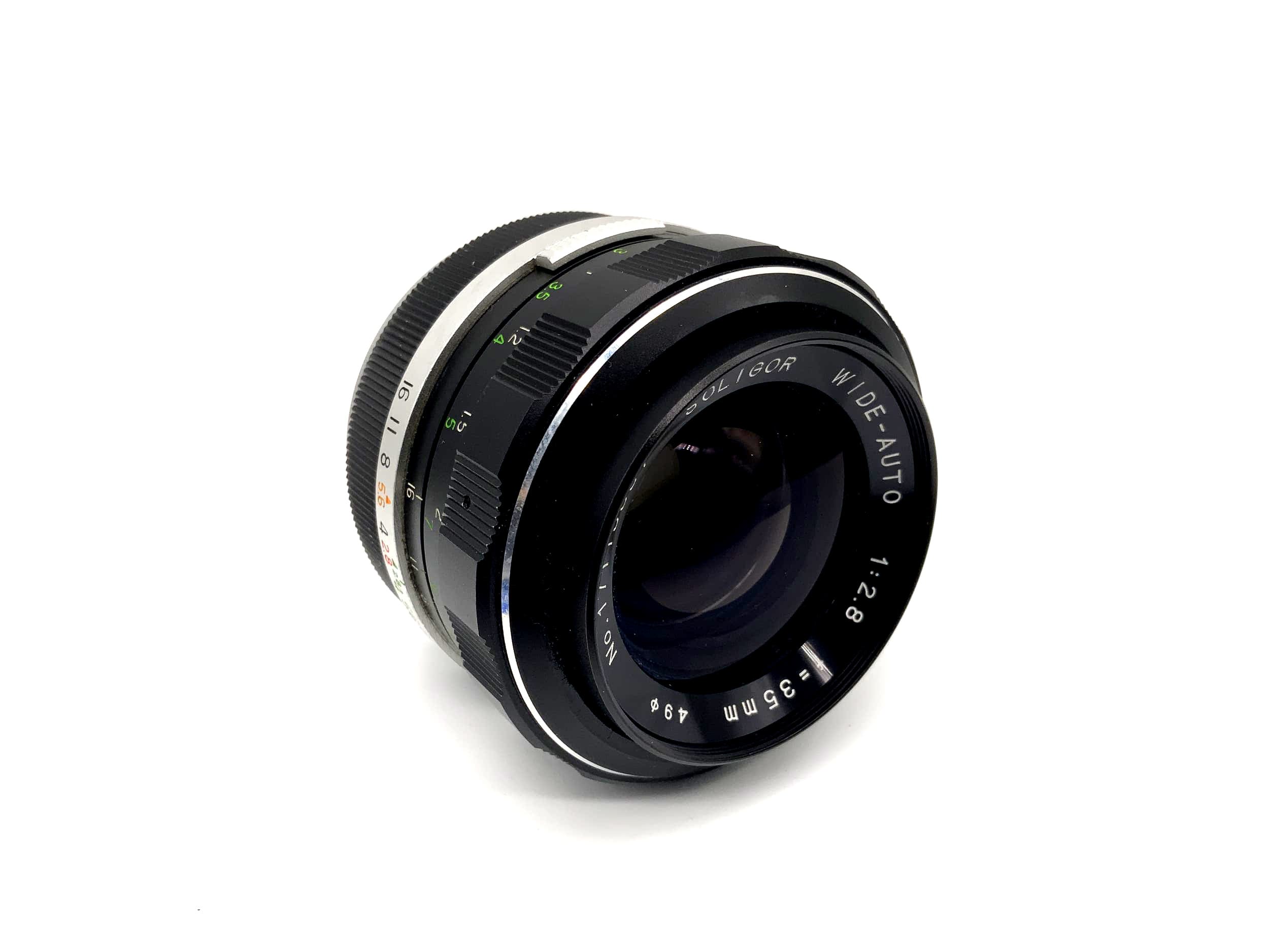 Soligor 35mm 1:2.8 Objektiv Wide-Auto Kamera Camera Lens (Minolta MD)