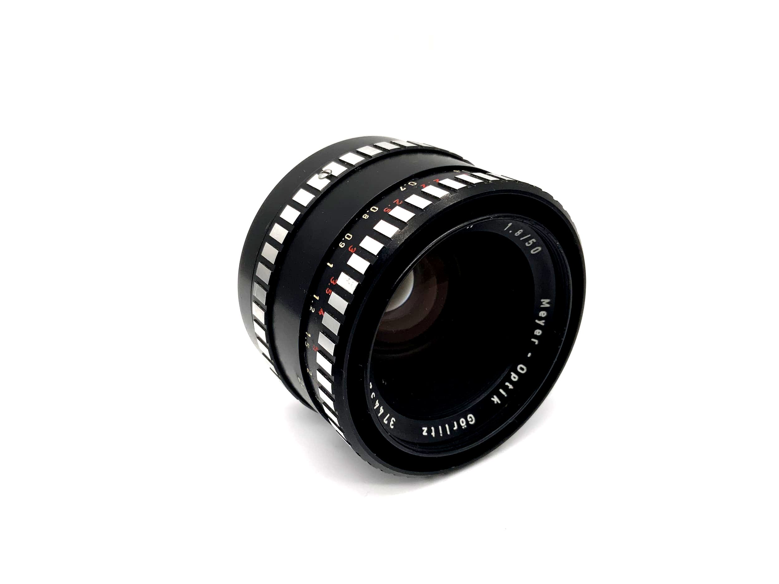 Meyer Optik Görlitz 50mm 1:1.8 Objektiv Oreston Zebra Kamera Camera Lens (M42)