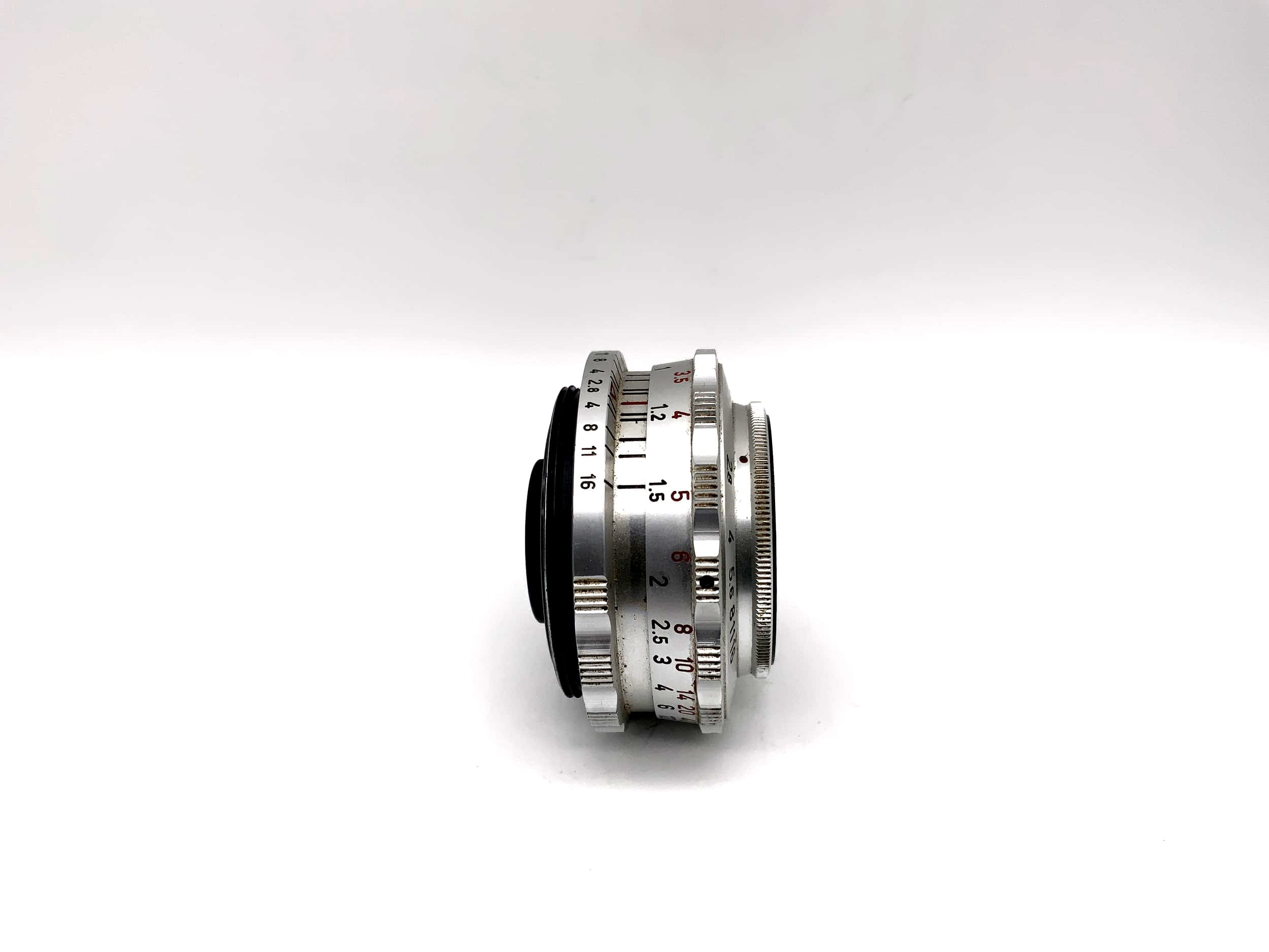 Steinheil München 50mm 1:2.8 Objektiv Bokeh -E- Cassarit Lens (M39 für Paxette)