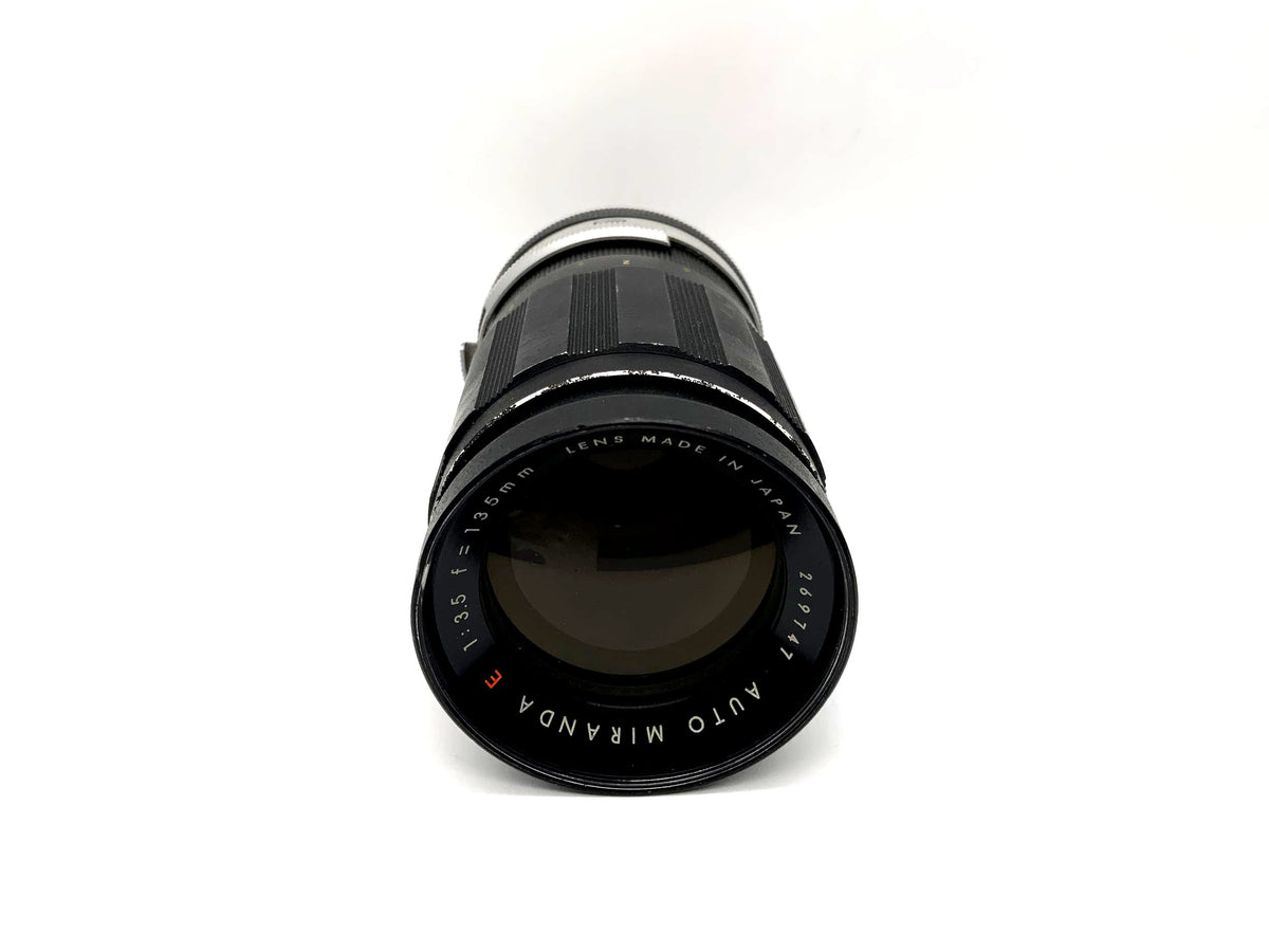 Miranda 135mm 1:3.5 Lens Auto red E Camera Lens (Miranda Mount)