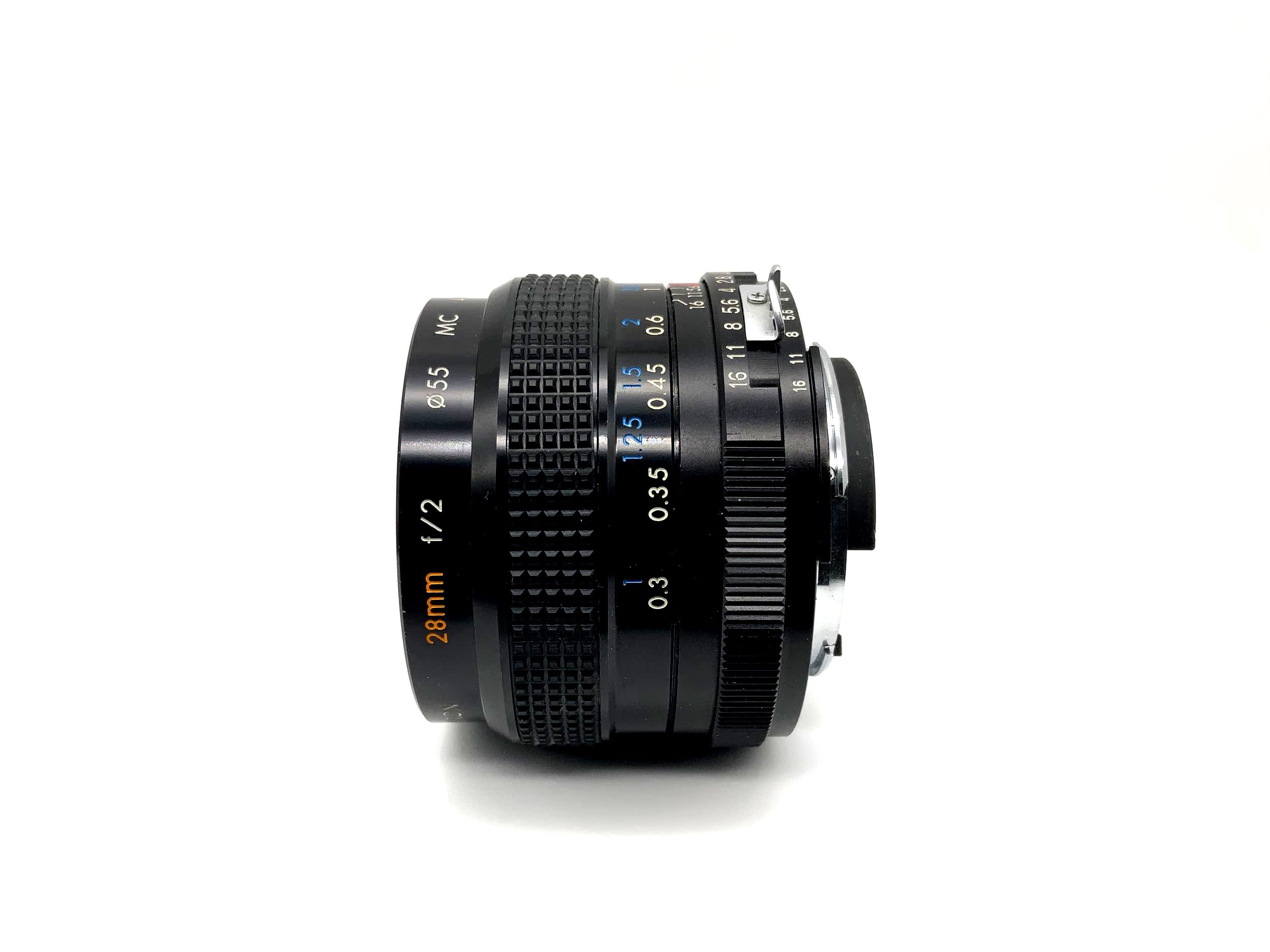 Kiron 28mm 1:2 Objektiv MC Multi Coated Kino Precision Camera Lens (Nikon F)