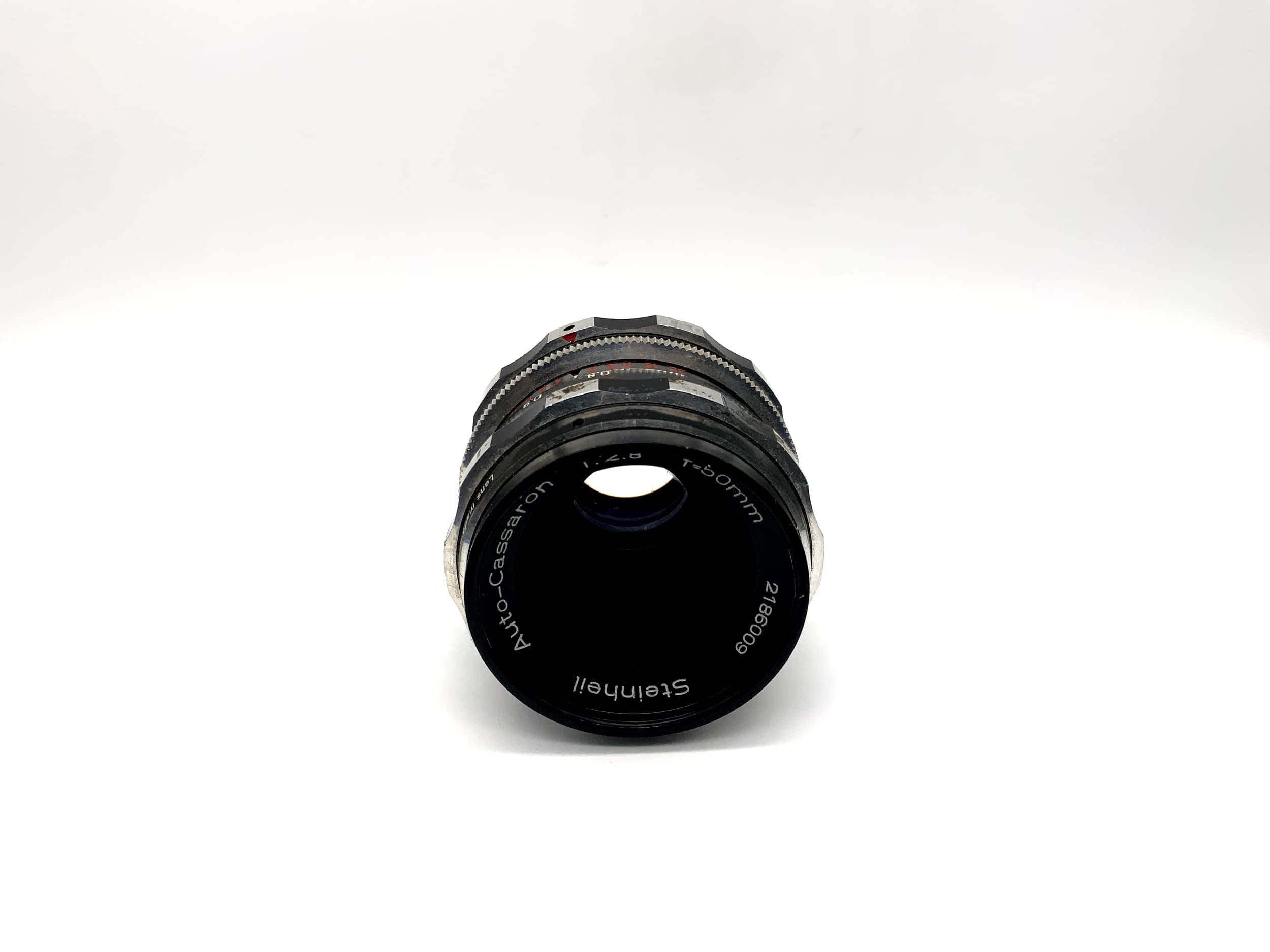 Steinheil 50mm 1:2.8 Objektiv Auto-Cassaron Zebra Kamera Camera Lens (M42)