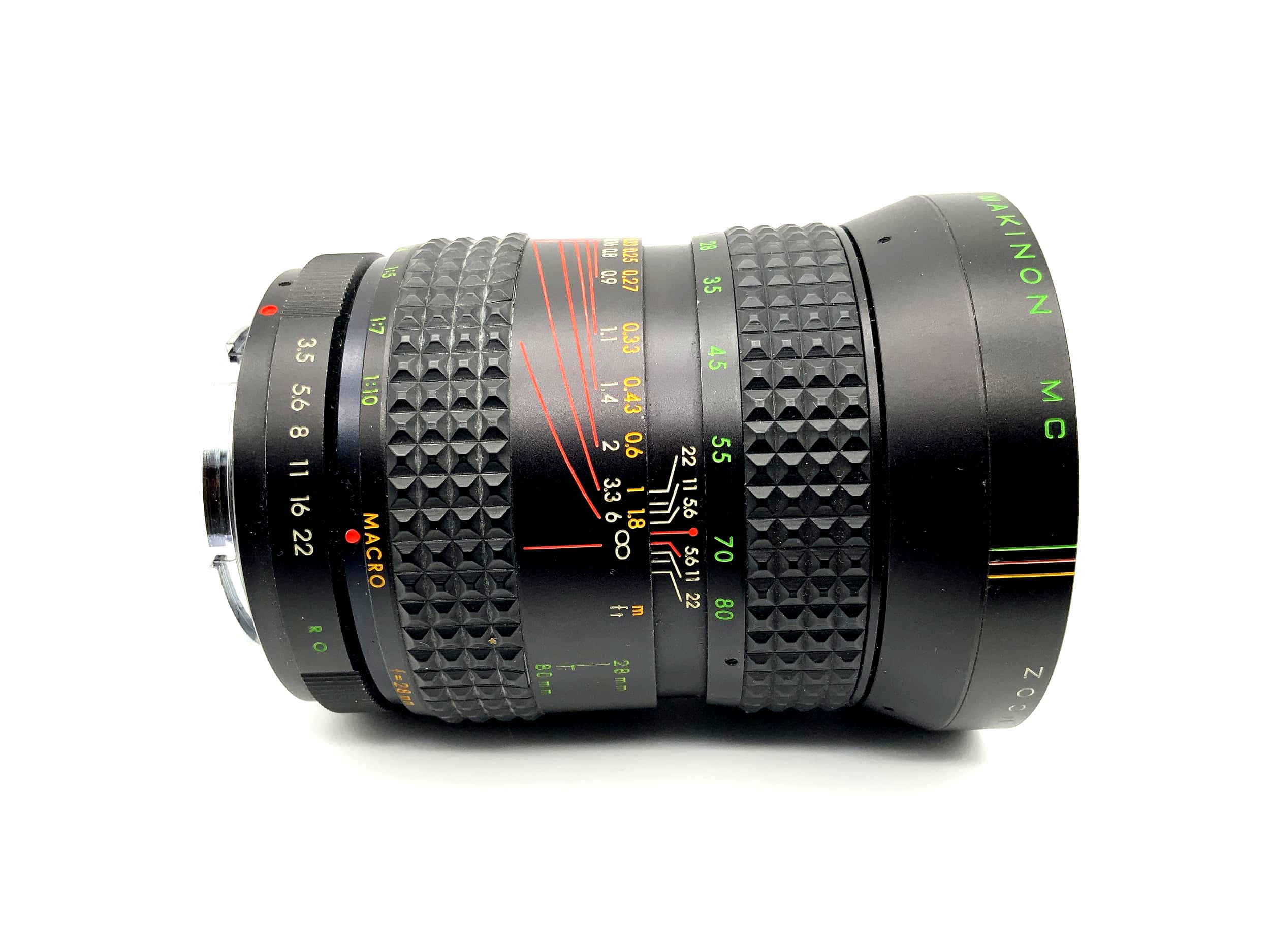 Makinon 28-80mm 1:3.5 Objektiv Auto MC Zoom Macro Camera Lens (Rollei QBM)