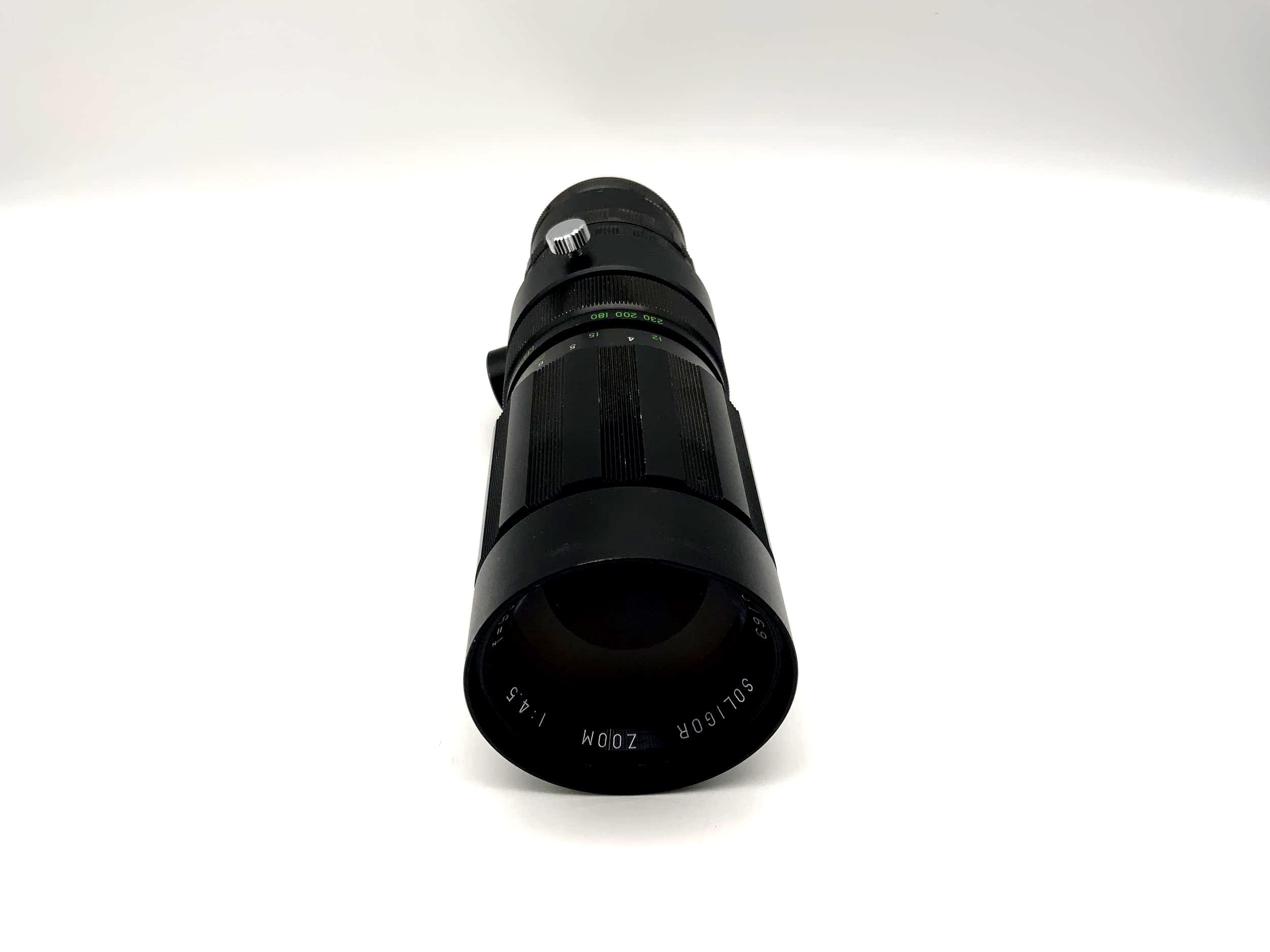 Soligor 90-230mm 1:4.5 Objektiv Zoom Kamera Camera Lens (Exa)