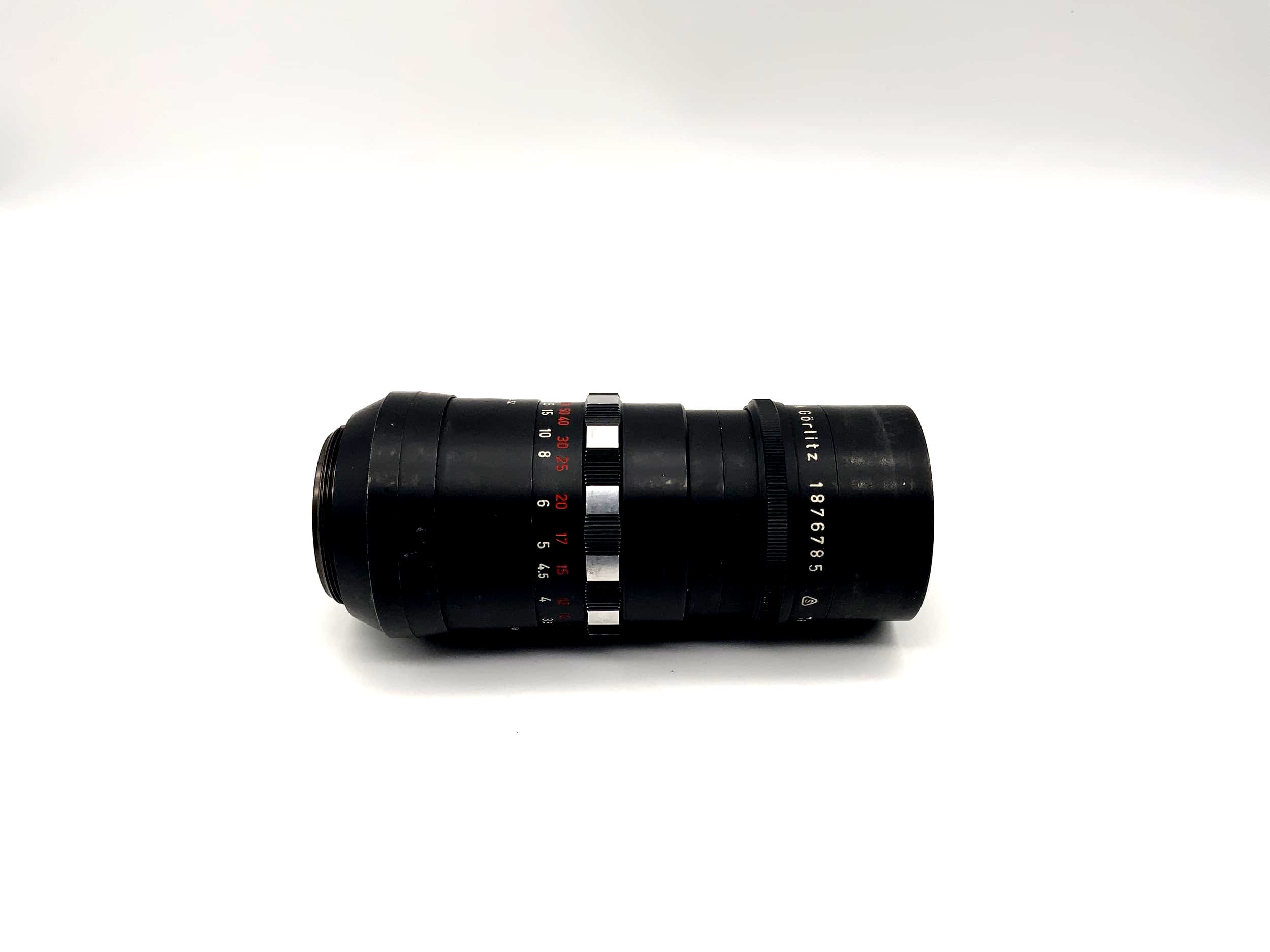 Meyer Optik Görlitz 180mm 1:5.5 Objektiv Telemegor Bokeh red V Camera Lens (M42)