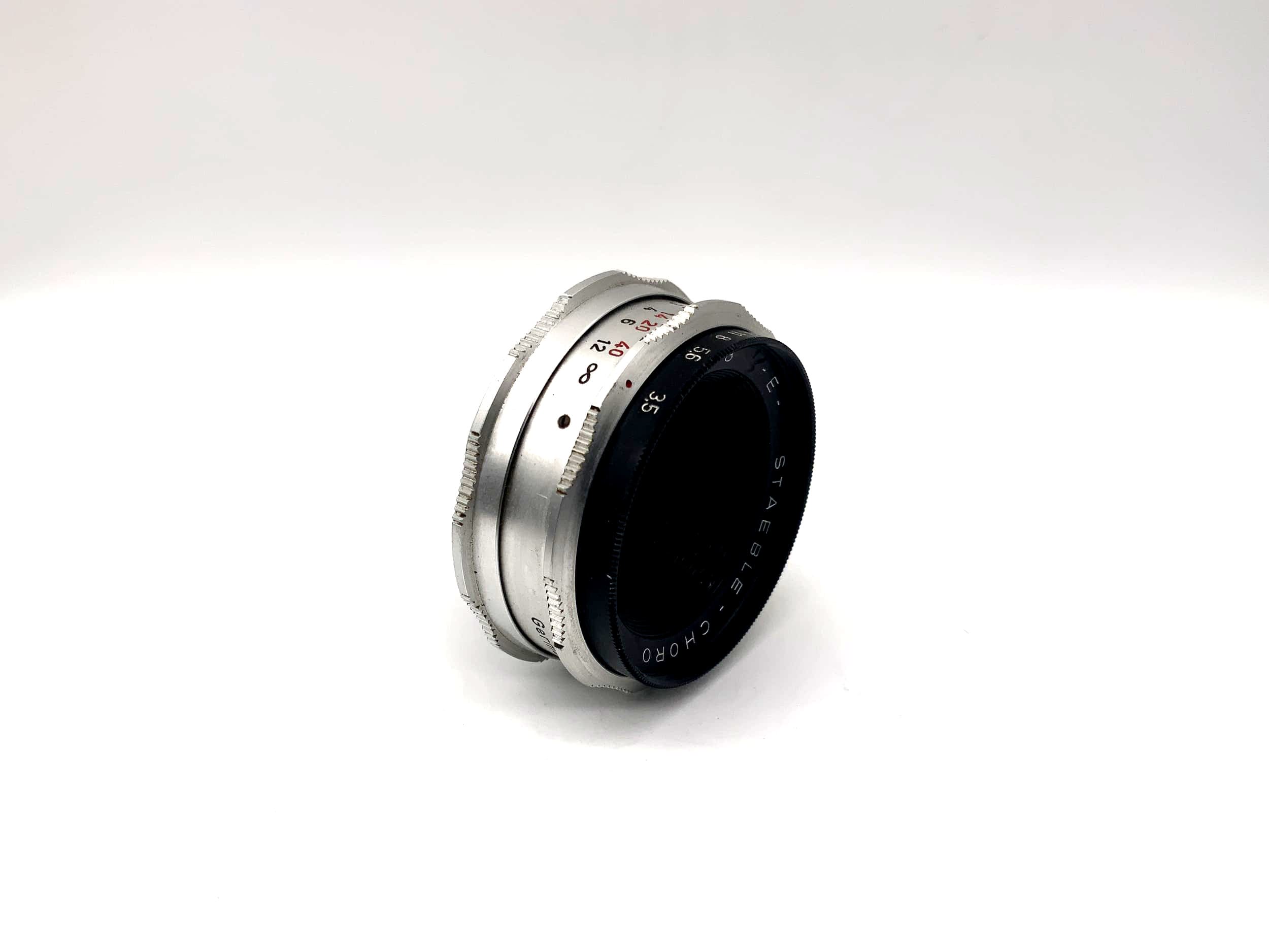 Staeble 38mm 1:3.5 Objektiv Choro -E- Kamera Camera Lens (M39 Paxette)
