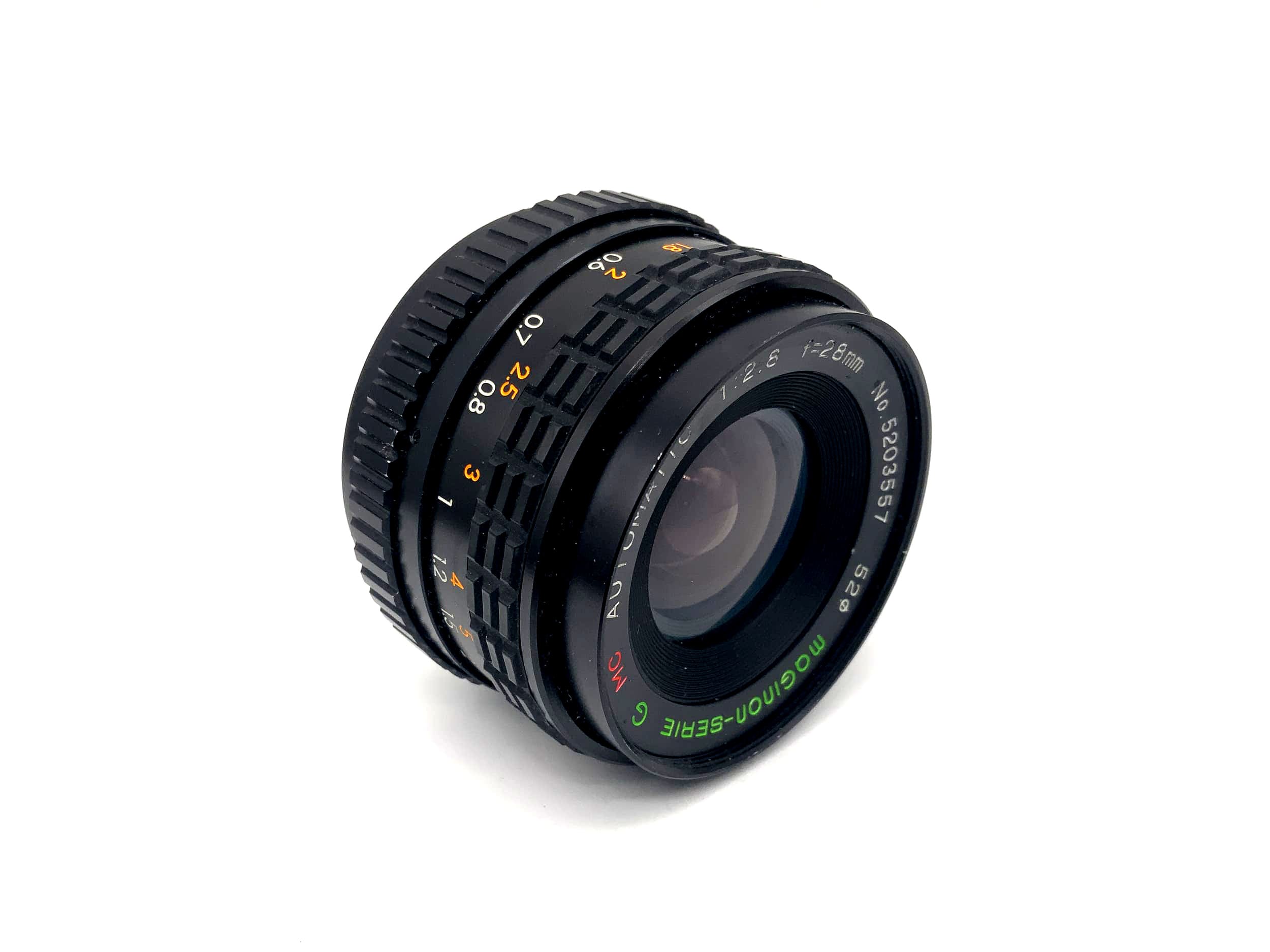 Maginon 28mm 1:2.8 Objektiv Serie G MC Multi Coated Automatic Camera Lens (M42)