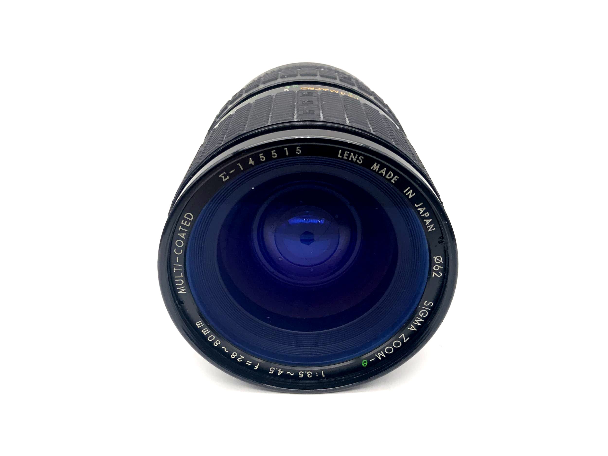 Sigma 28-80mm 1:3.5-4.5 Objektiv Zoom-0 Multi Coated Macro Lens (Minolta MD)