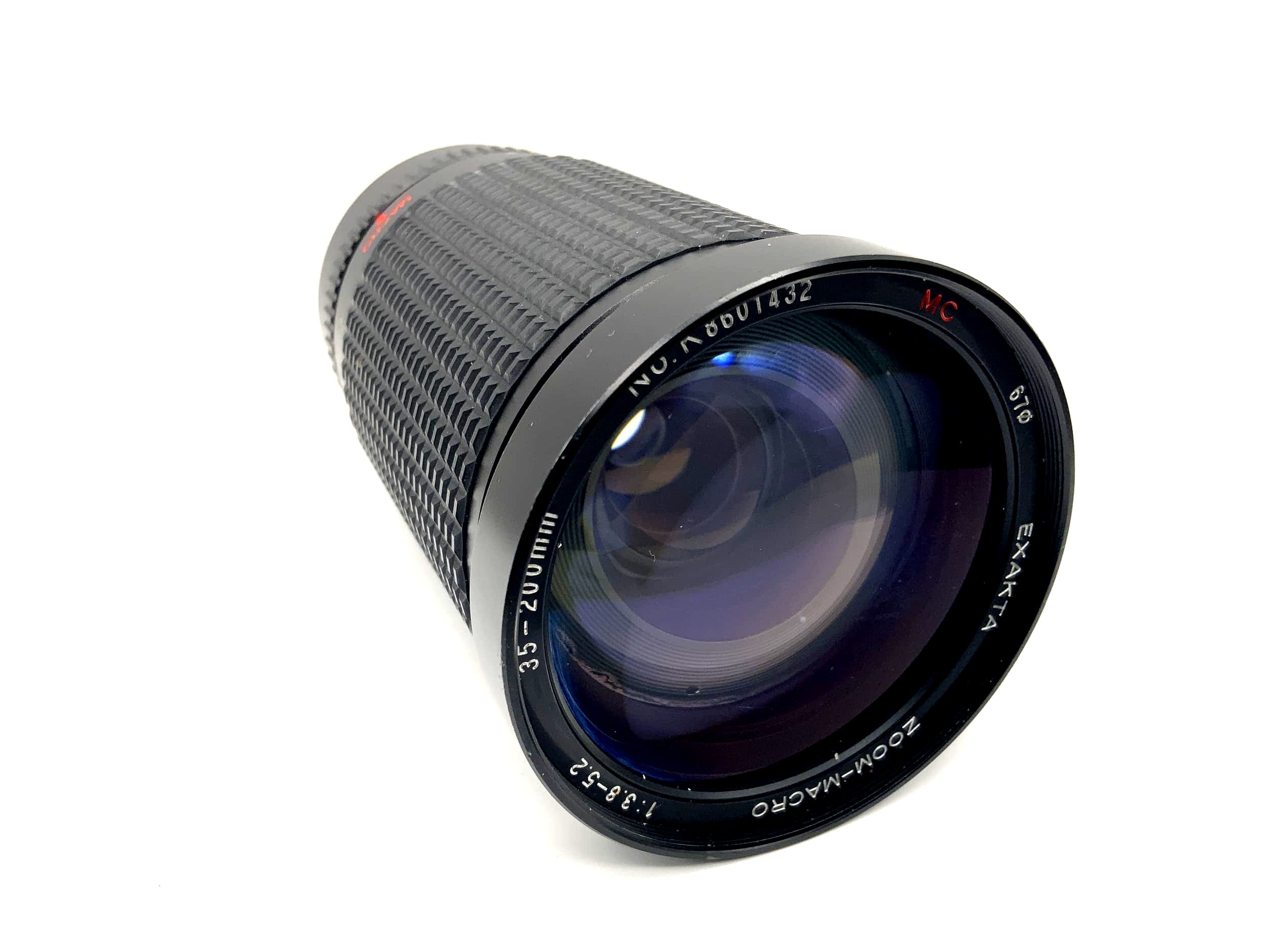 Exakta 35-200mm 1:3.8-5.2 Objektiv Zoom-Macro MC Multi Coating Lens (Konica AR)