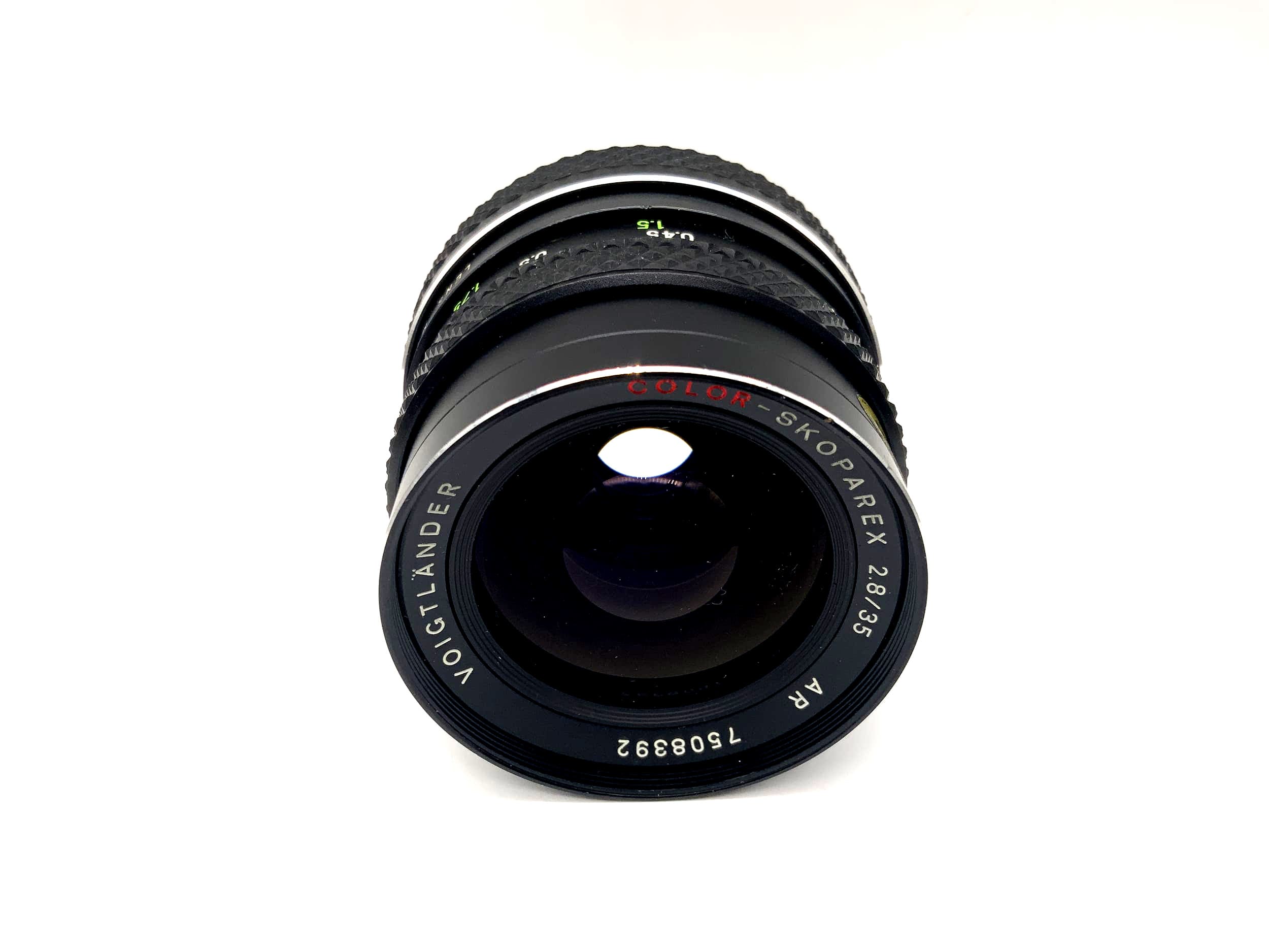 Voigtländer 35mm 1:2.8 Objektiv Color Skoparex AR Camera Lens (Rollei QBM)