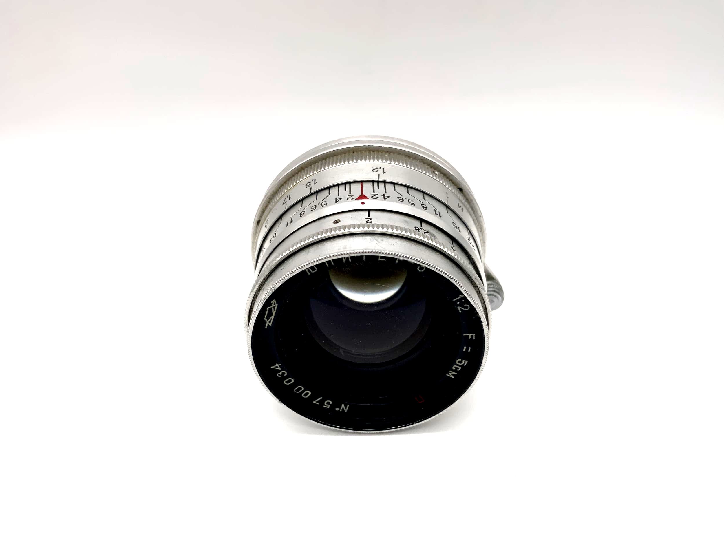 KMZ 5cm 1:2 Objektiv Jupiter 8 red P 50mm Kamera Camera Lens (M39)