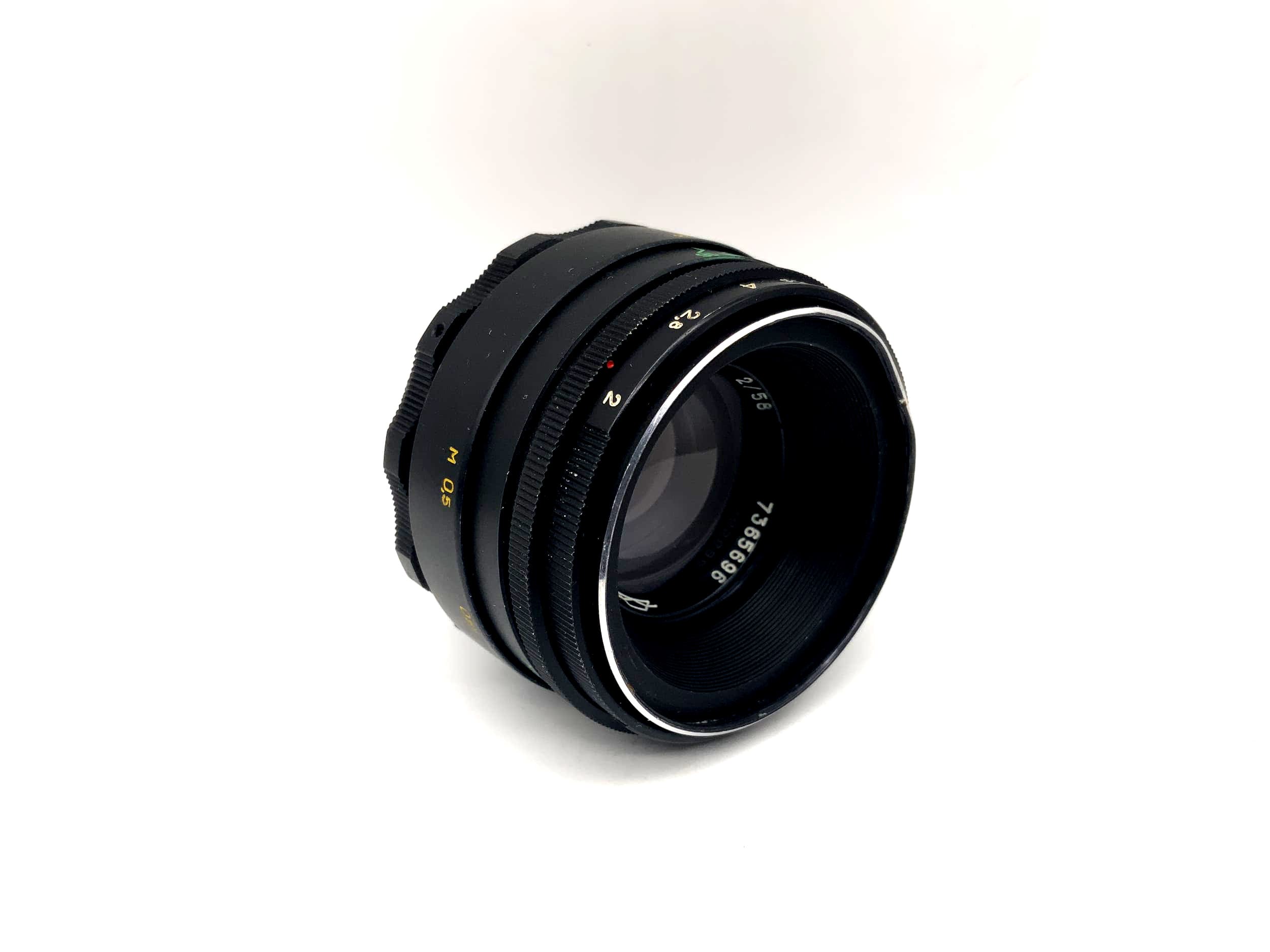 Zenit 58mm 1:2 Objektiv Helios-44-2 Kamera Camera Lens (M42)