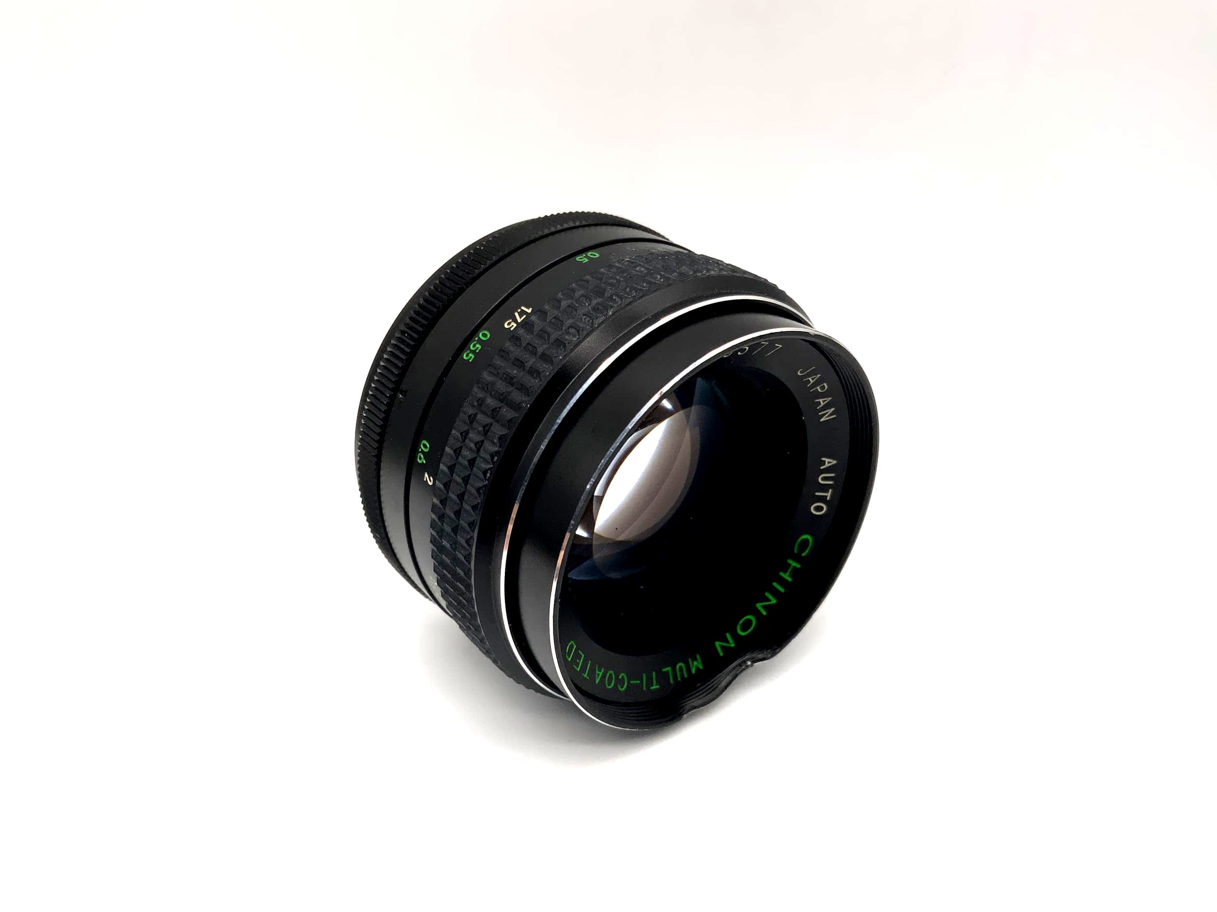 Chinon 55mm 1:1.7 Objektiv Multi-Coated Auto Kamera Camera Lens (M42)
