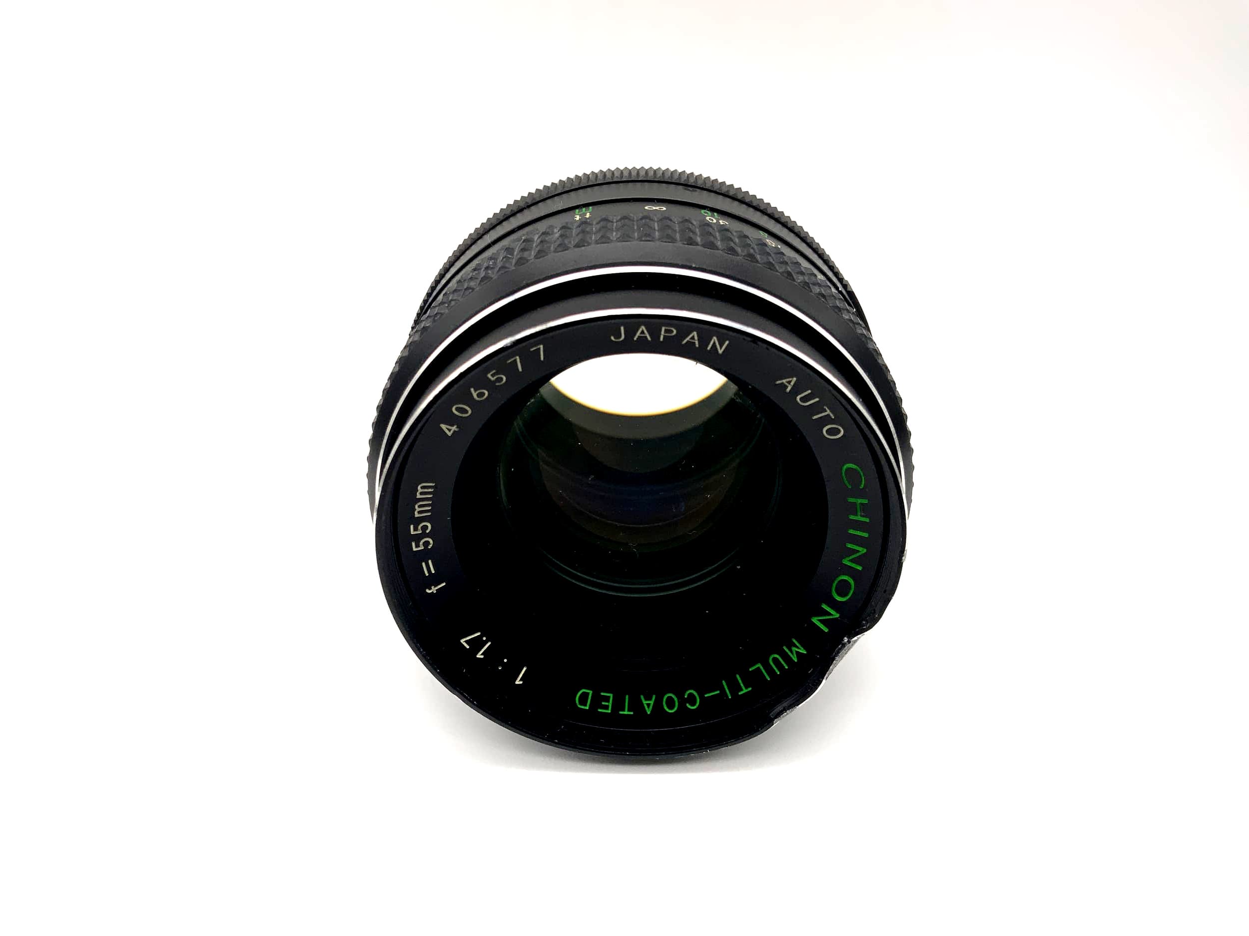 Chinon 55mm 1:1.7 Objektiv Multi-Coated Auto Kamera Camera Lens (M42)
