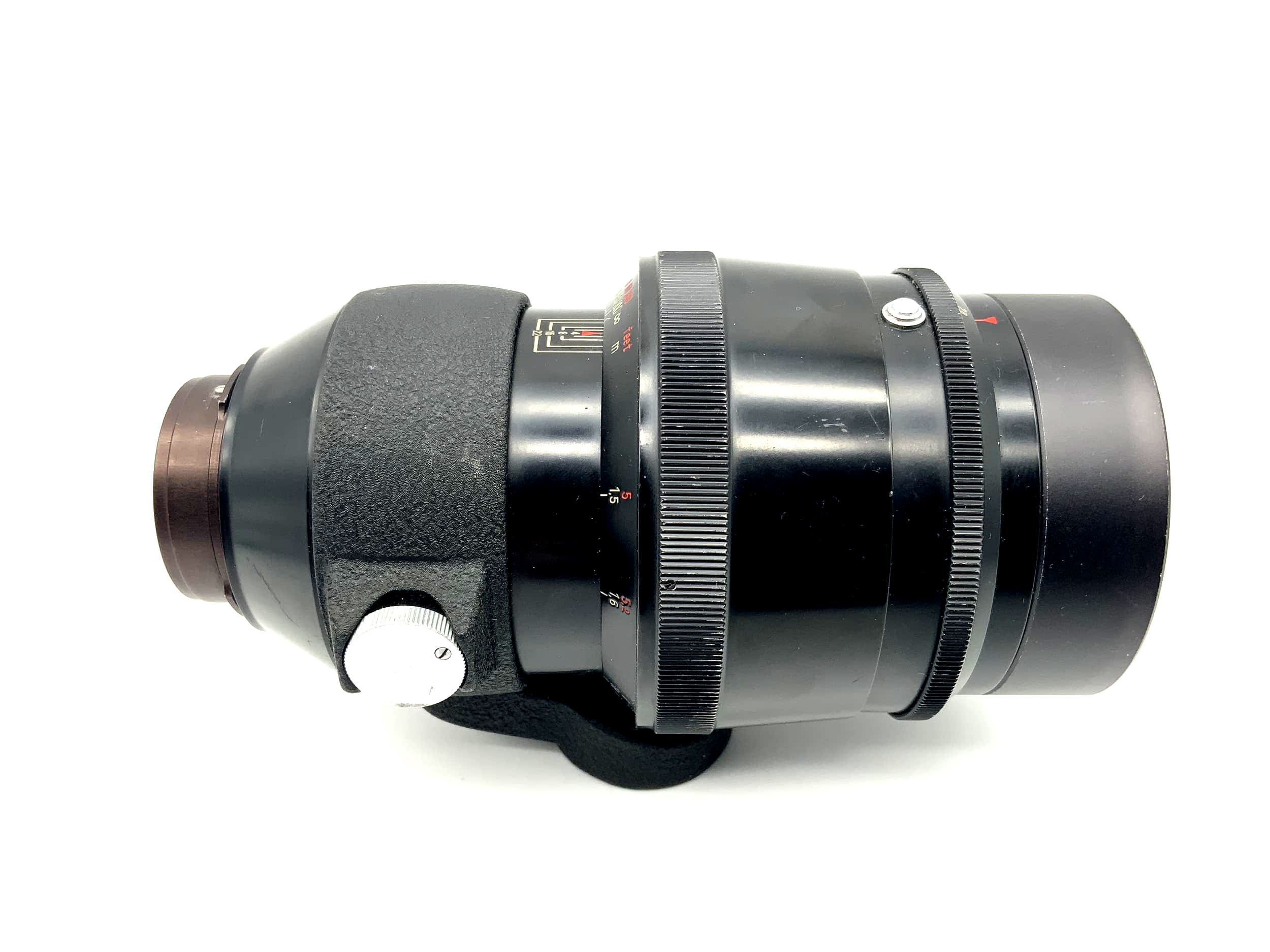 Carl Zeiss 180mm 1:2.8 Objektiv Sonnar aus Jena Lens (Praktina) Text lesen