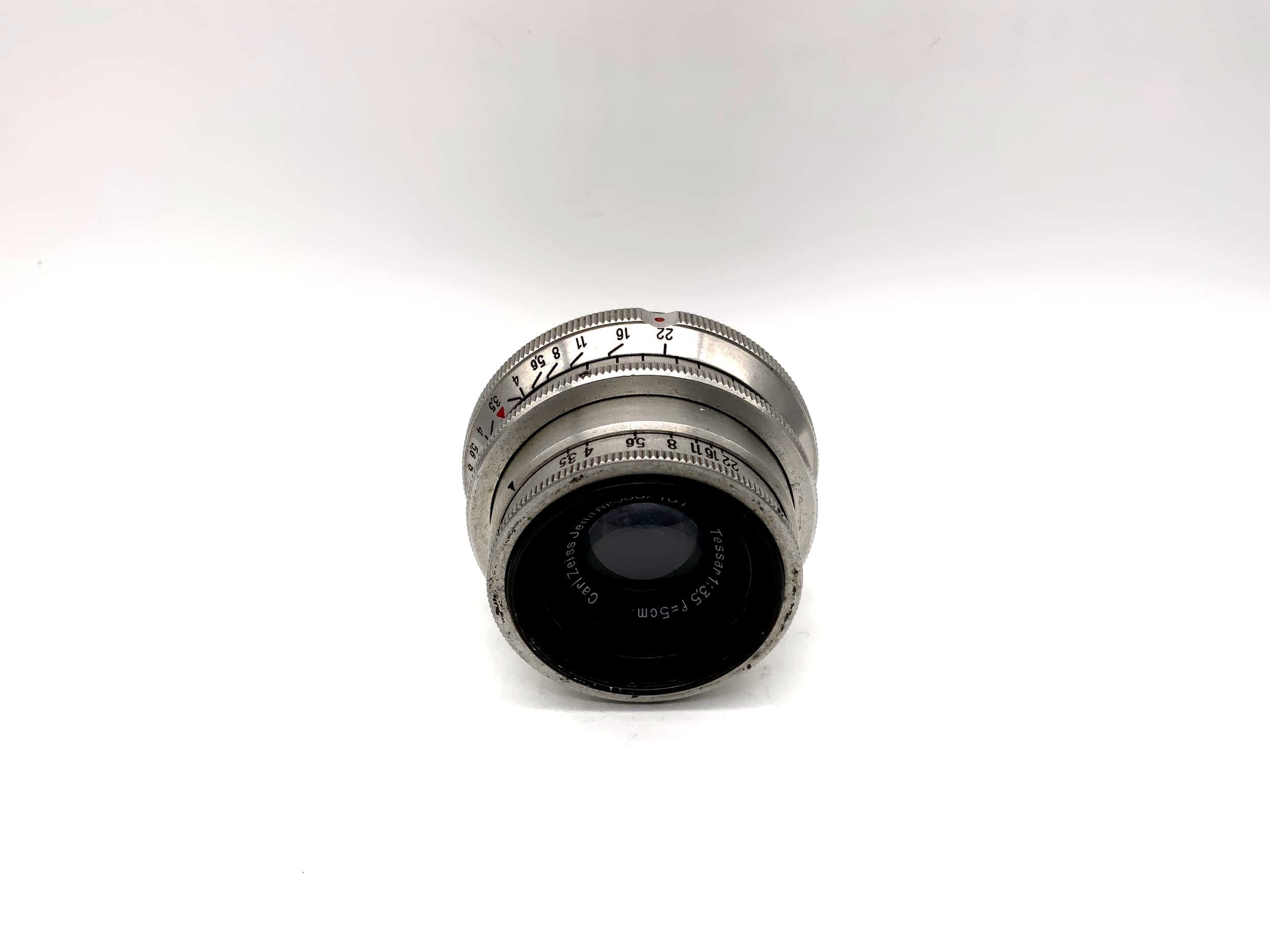 Carl Zeiss 5cm 1:3.5 Objektiv 50mm Tessar Kamera Camera Lens (M42) !Nebel!