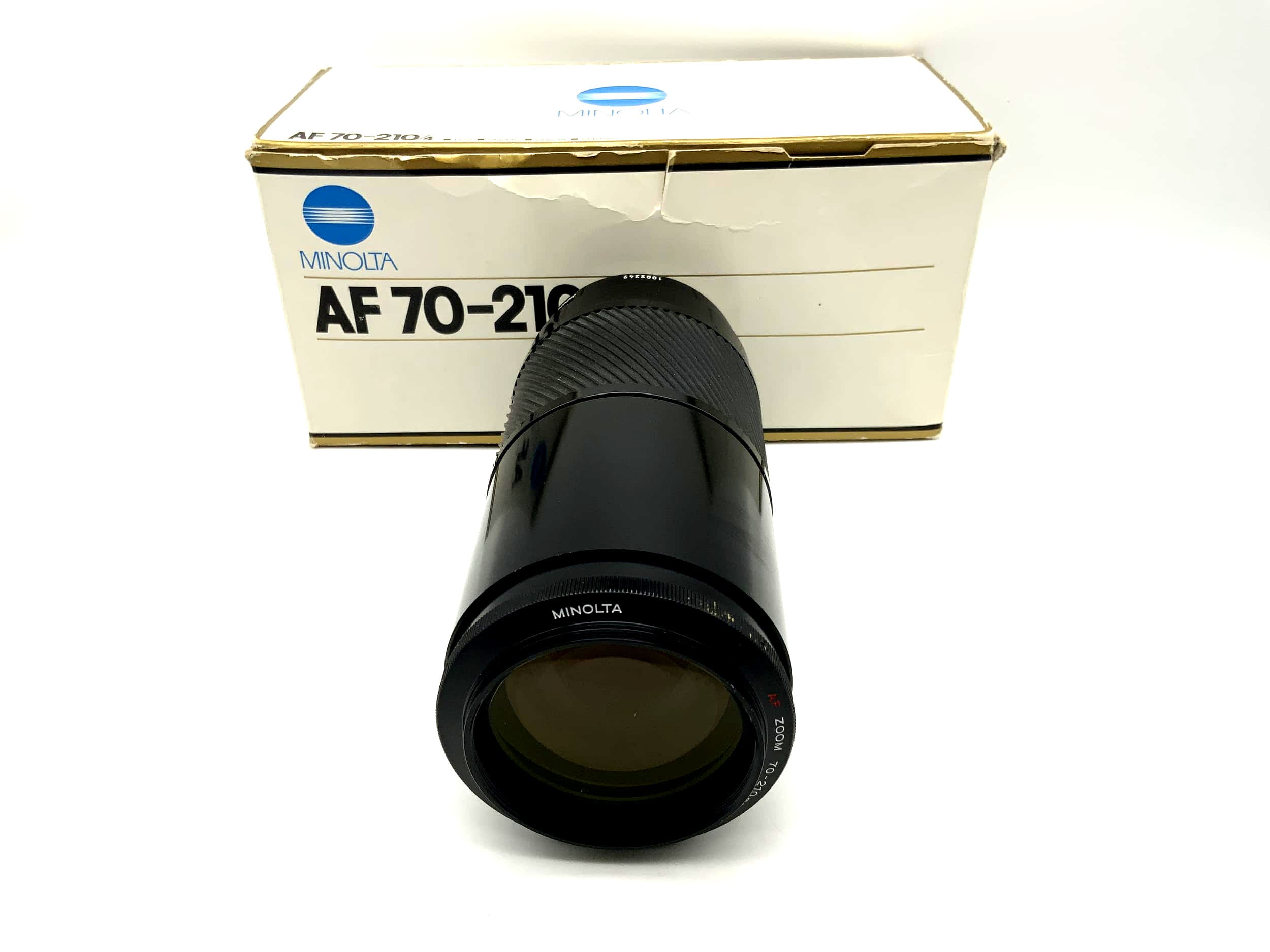 Minolta 70-210mm 1:4 Objektiv AF Lens mit OVP Camera Lens (Minolta AF/Sony A)