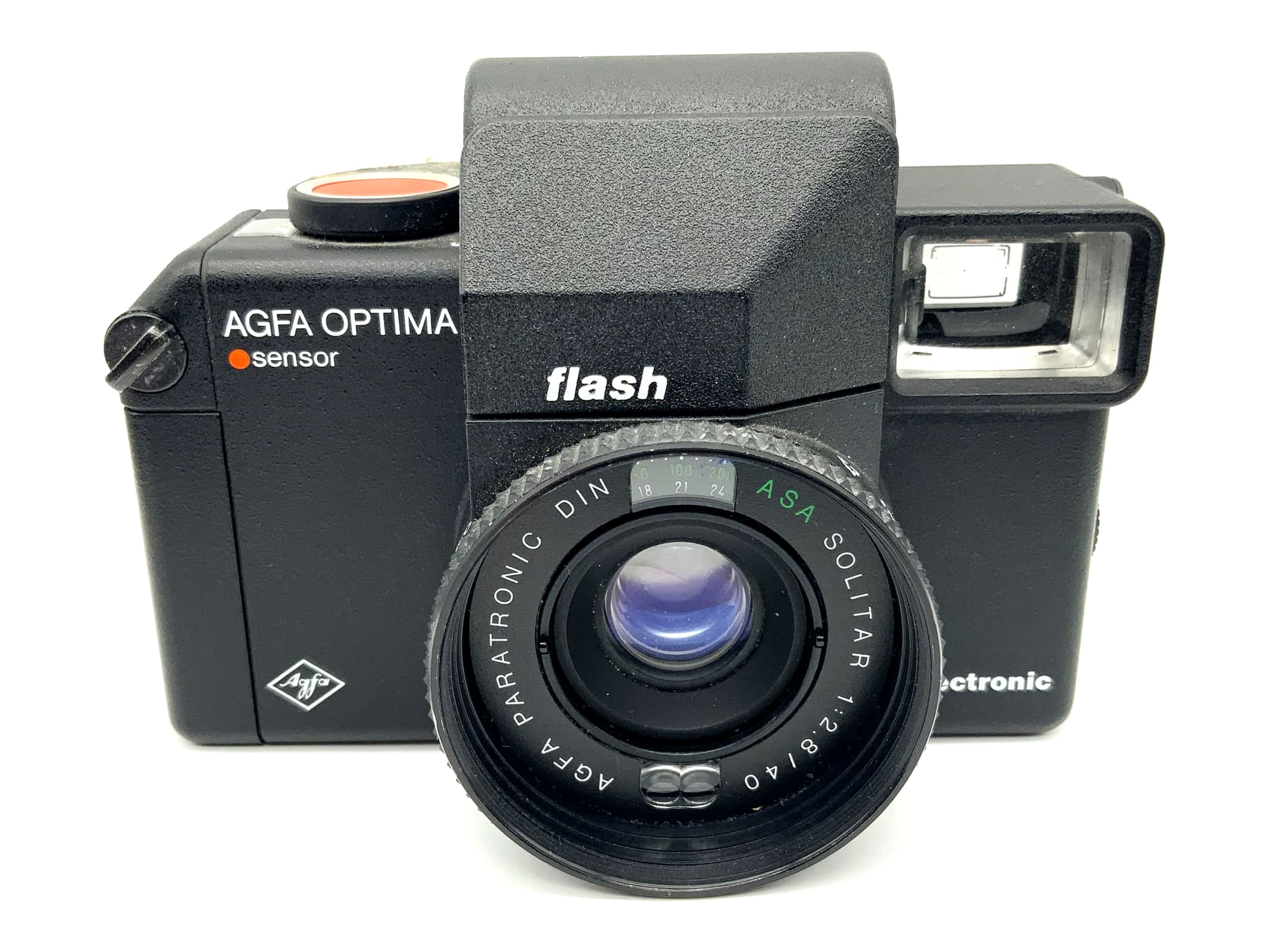 Agfa Optima Flash sensor Sucherkamera mit Solitar 1:2.8/40