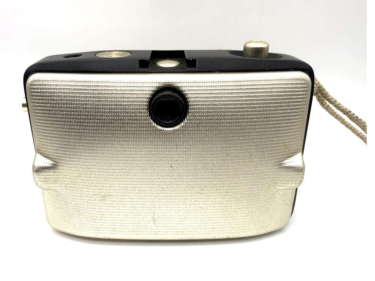 Pentacon Penti II rangefinder camera with Meyer optics Domiplan V 1:3.5/30 gold/black
