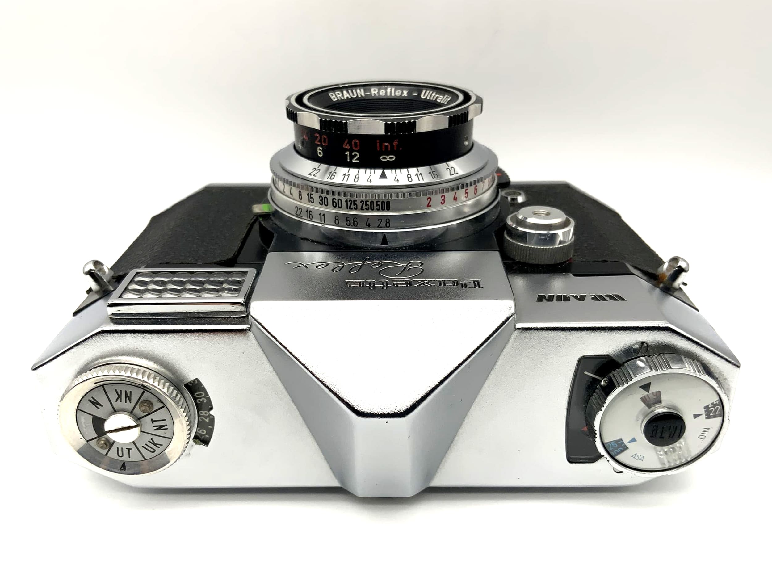 Braun Paxette Reflex IB mit Enna Reflex-Ultralit 1:2.8/50 Synchro Compur