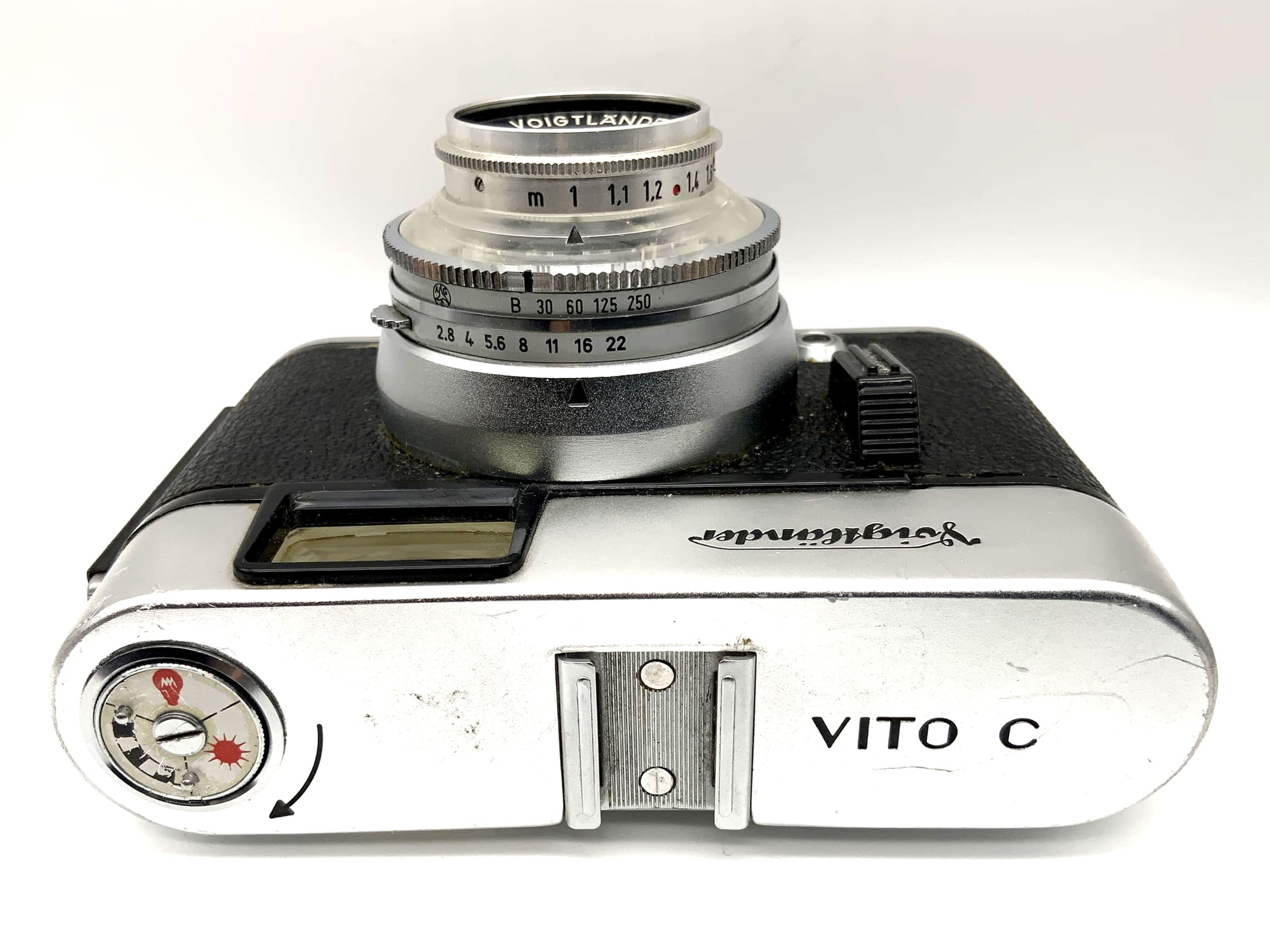 Voigtländer Vito C Sucherkamera mit Lanthar 2.8/50 Pronto