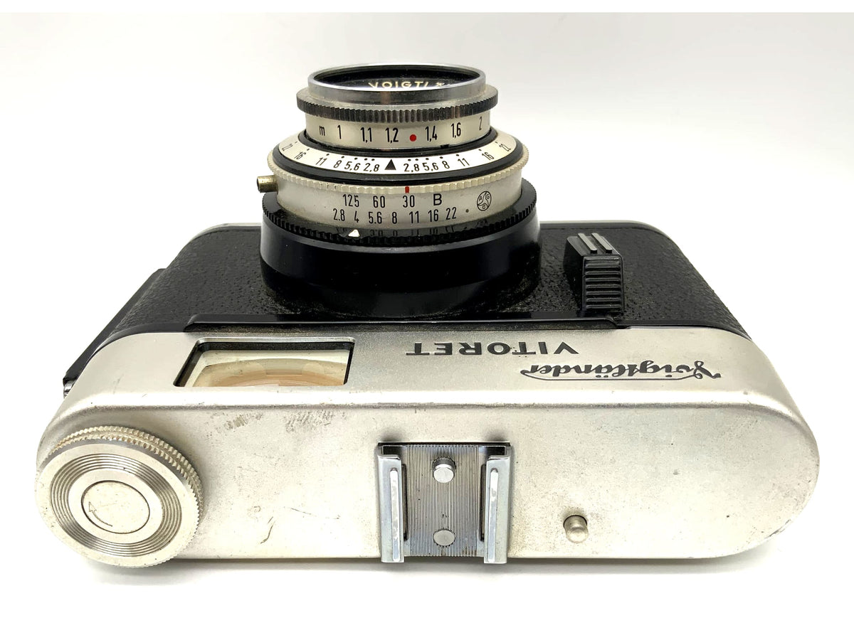 Voigtländer Vitoret Sucherkamera mit Lanthar 2.8/50 Prontor 125